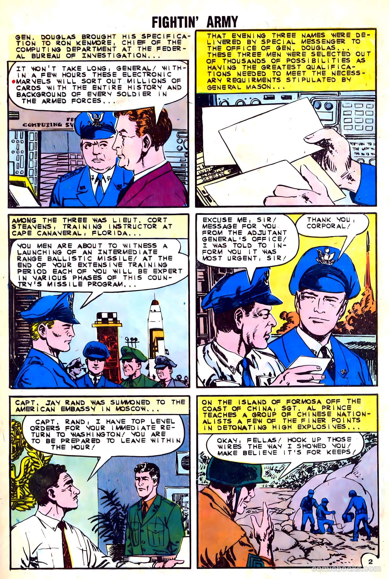 Fightin' Army #54 (1963) — page 4 of 36
