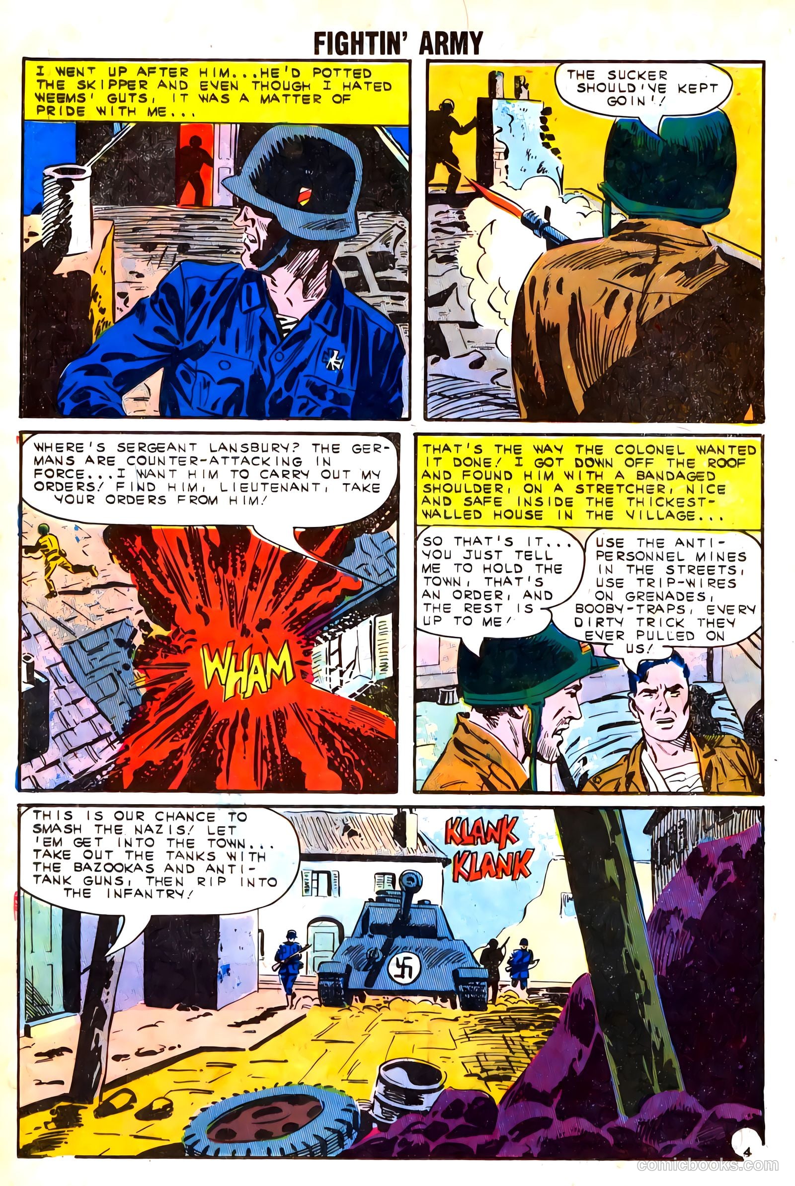 Fightin' Army #54 (1963) — page 16 of 36