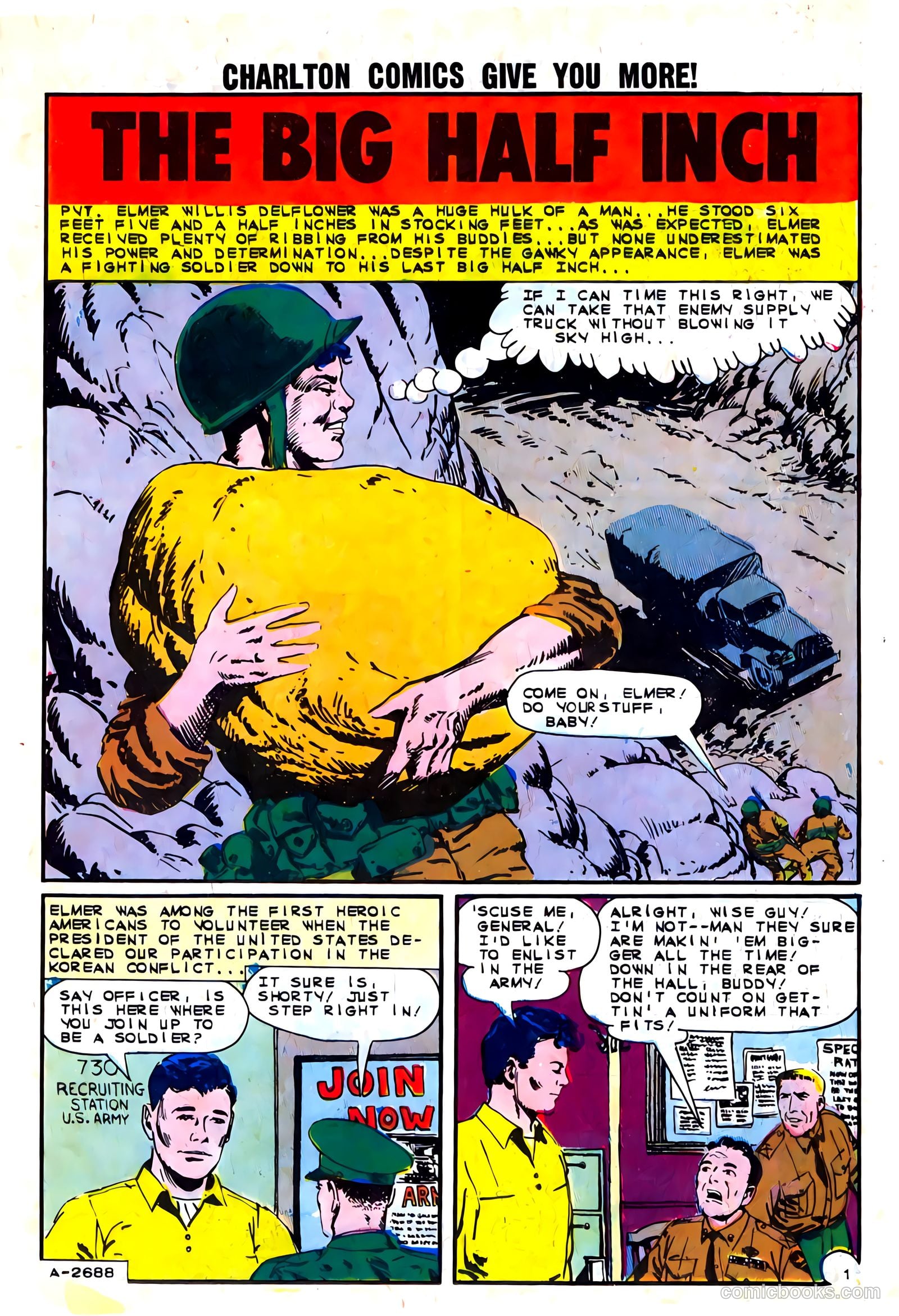 Fightin' Army #54 (1963) — page 23 of 36