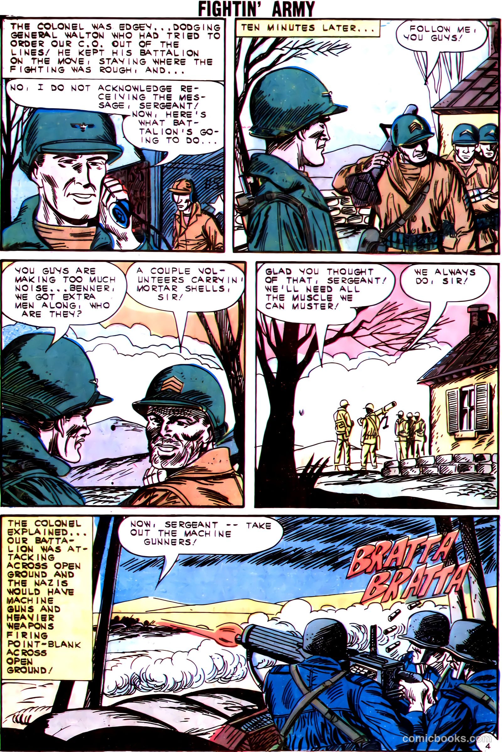 Fightin' Army #55 (1963) — page 16 of 36