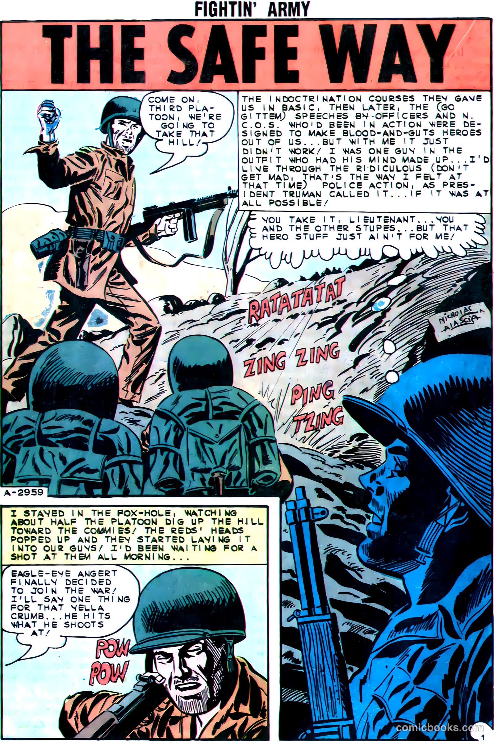 Fightin' Army #55 (1963) — page 20 of 36