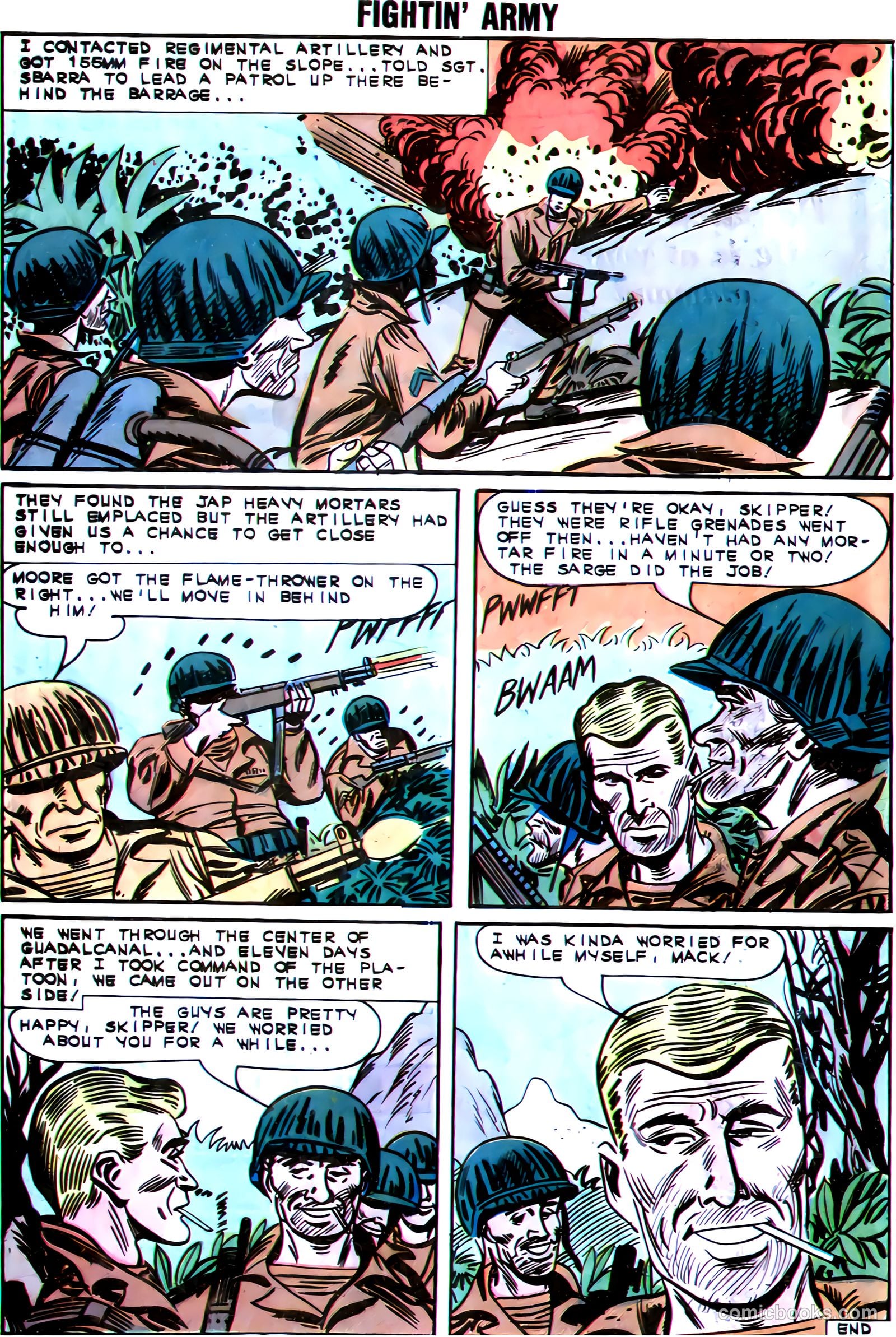 Fightin' Army #55 (1963) — page 32 of 36