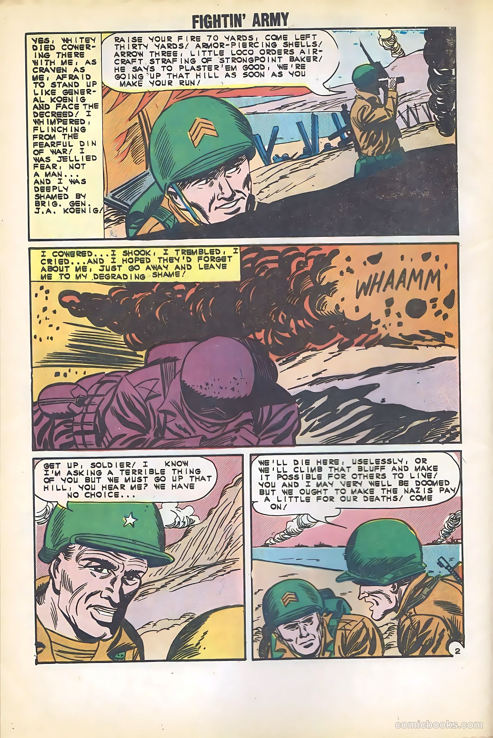 Fightin' Army #56 (1964) — page 4 of 36