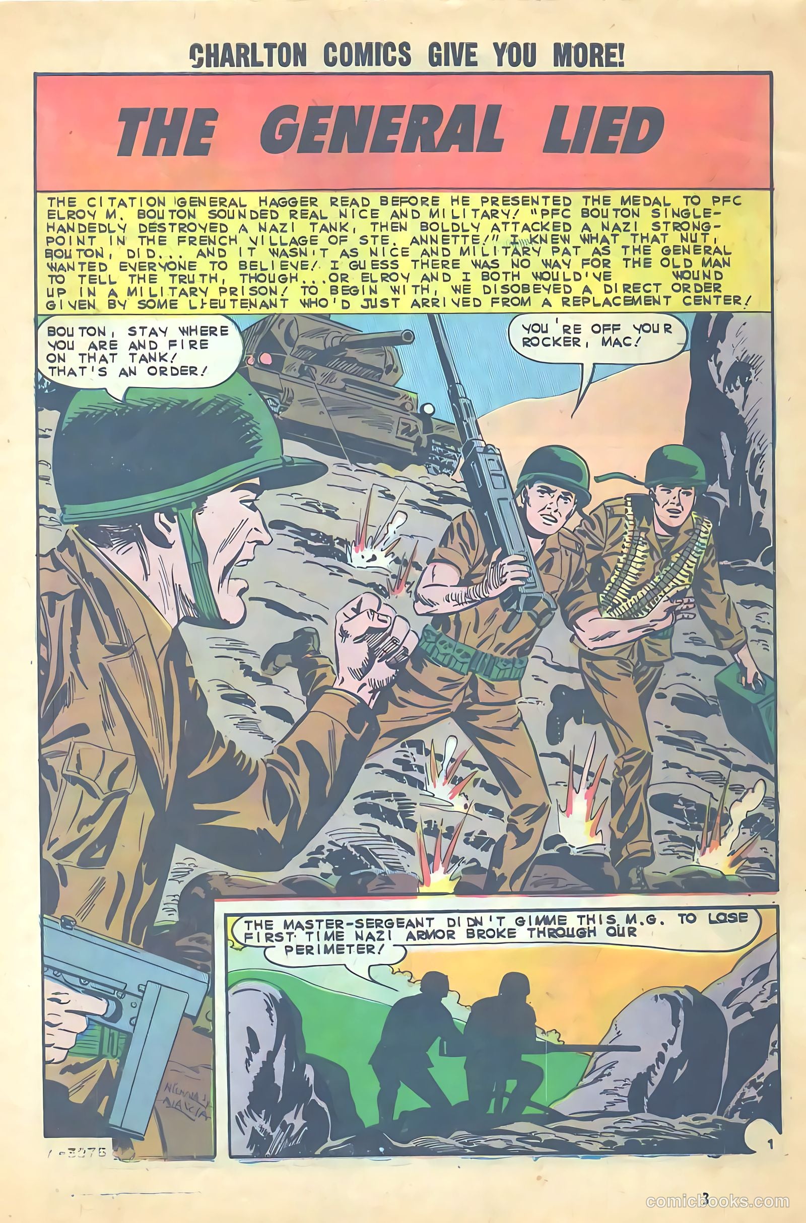 Fightin' Army #57 (1964) — page 3 of 36