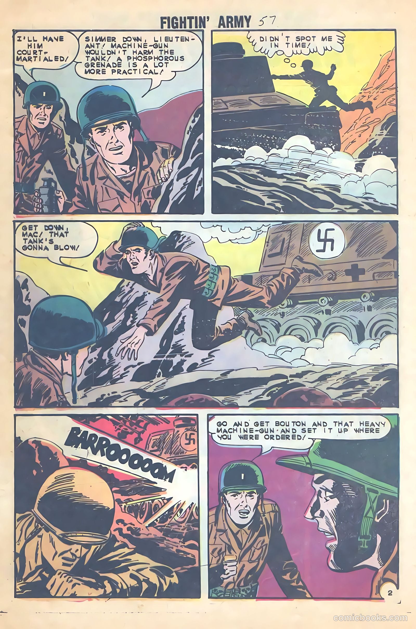 Fightin' Army #57 (1964) — page 4 of 36