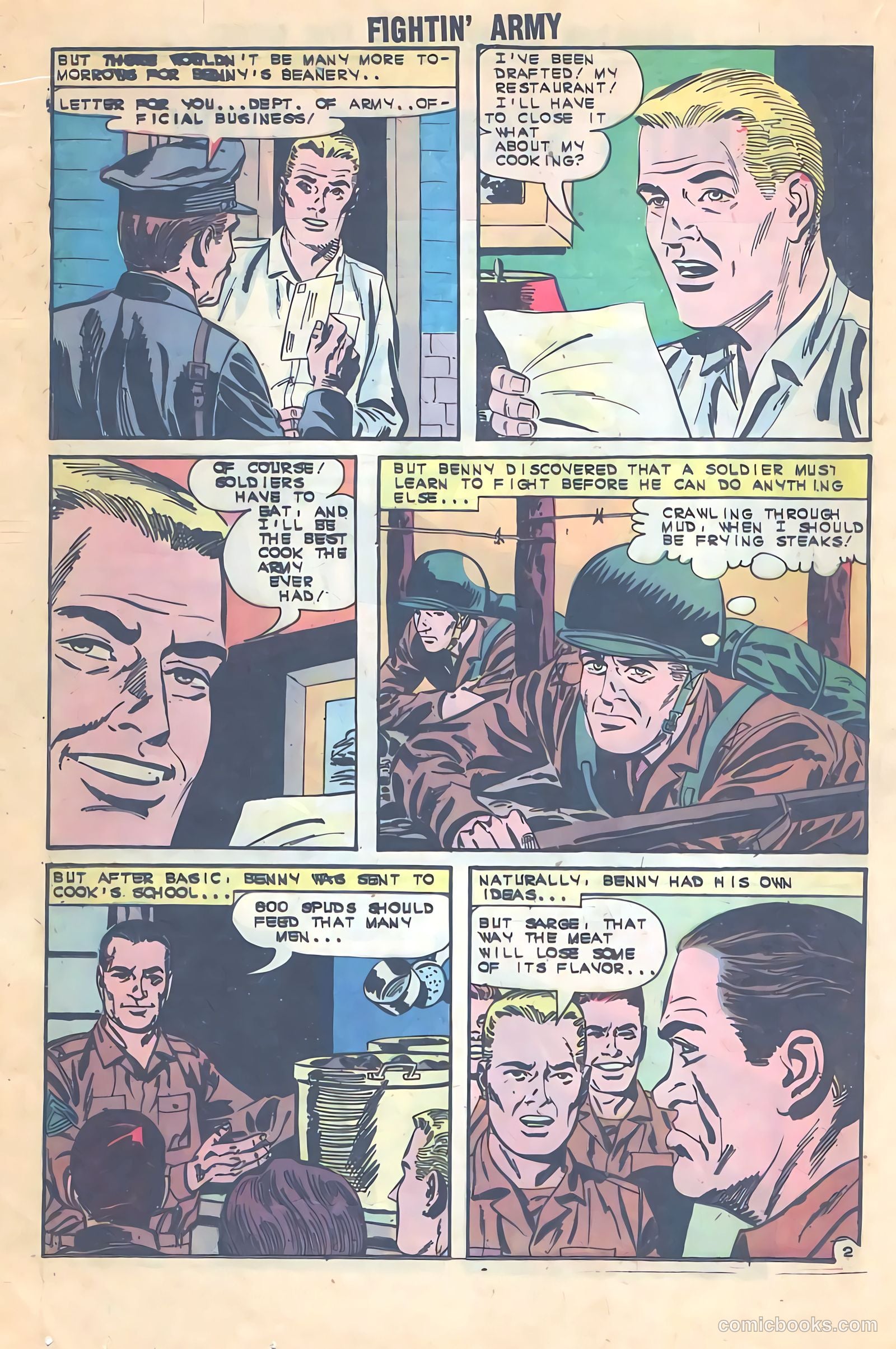 Fightin' Army #57 (1964) — page 20 of 36
