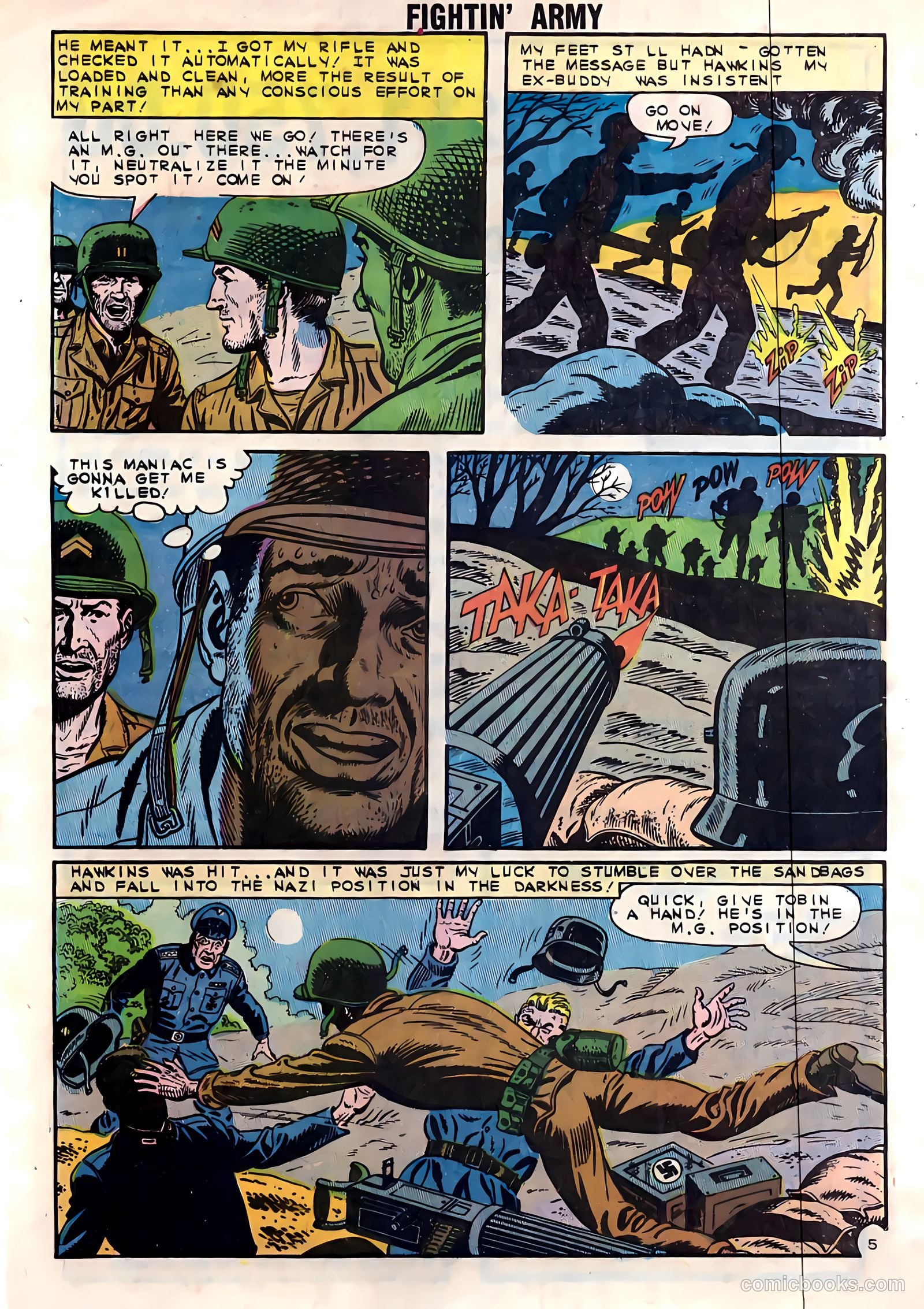 Fightin' Army #58 (1964) — page 32 of 36