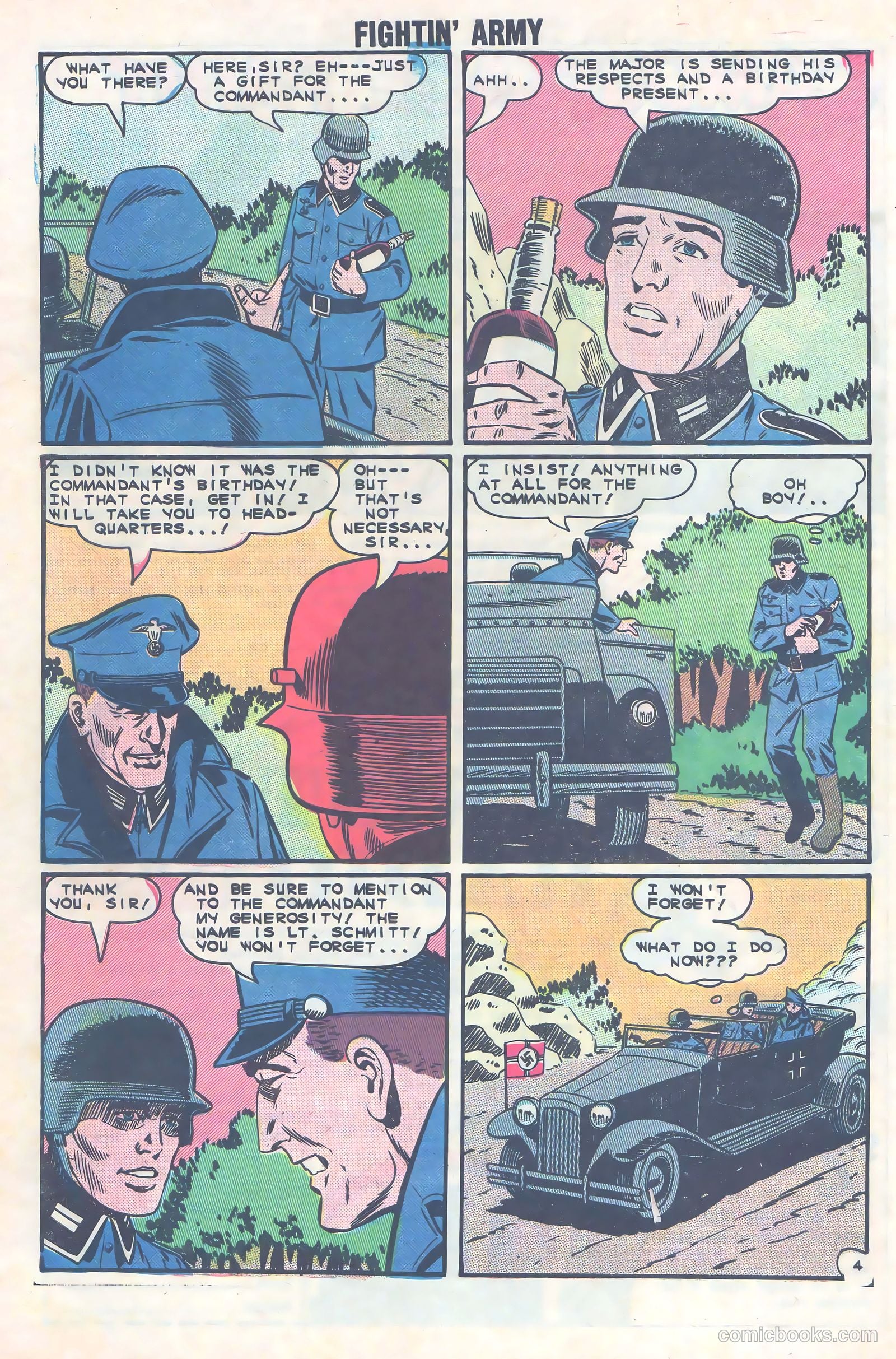 Fightin' Army #60 (1964) — page 32 of 36