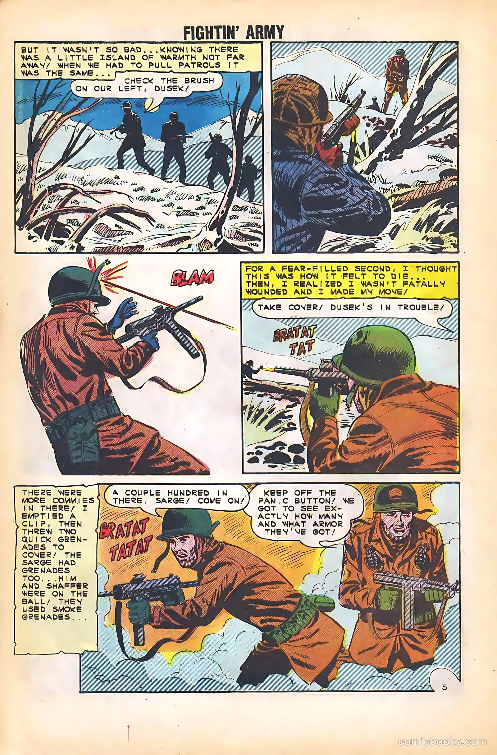 Fightin' Army #61 (1965) — page 8 of 36
