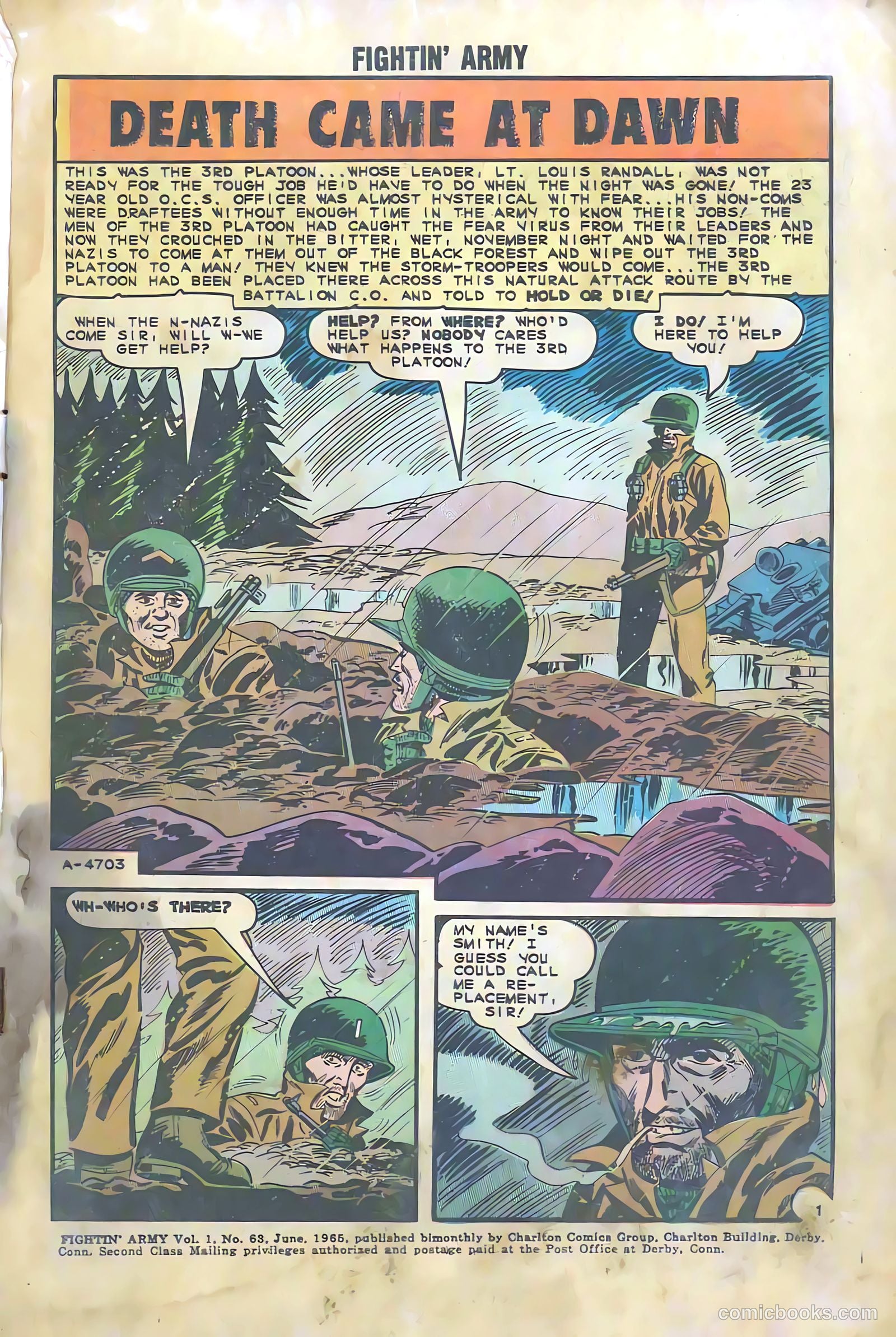 Fightin' Army #63 (1965) — page 3 of 36
