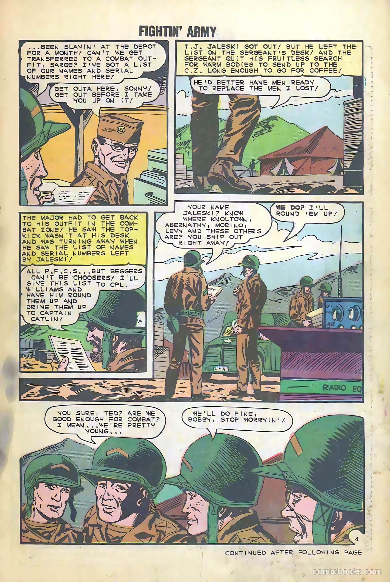 Fightin' Army #63 (1965) — page 21 of 36