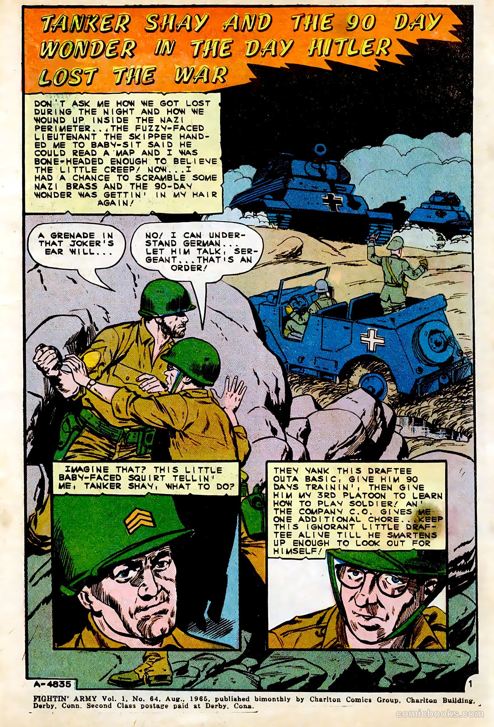 Fightin' Army #64 (1965) — page 3 of 36