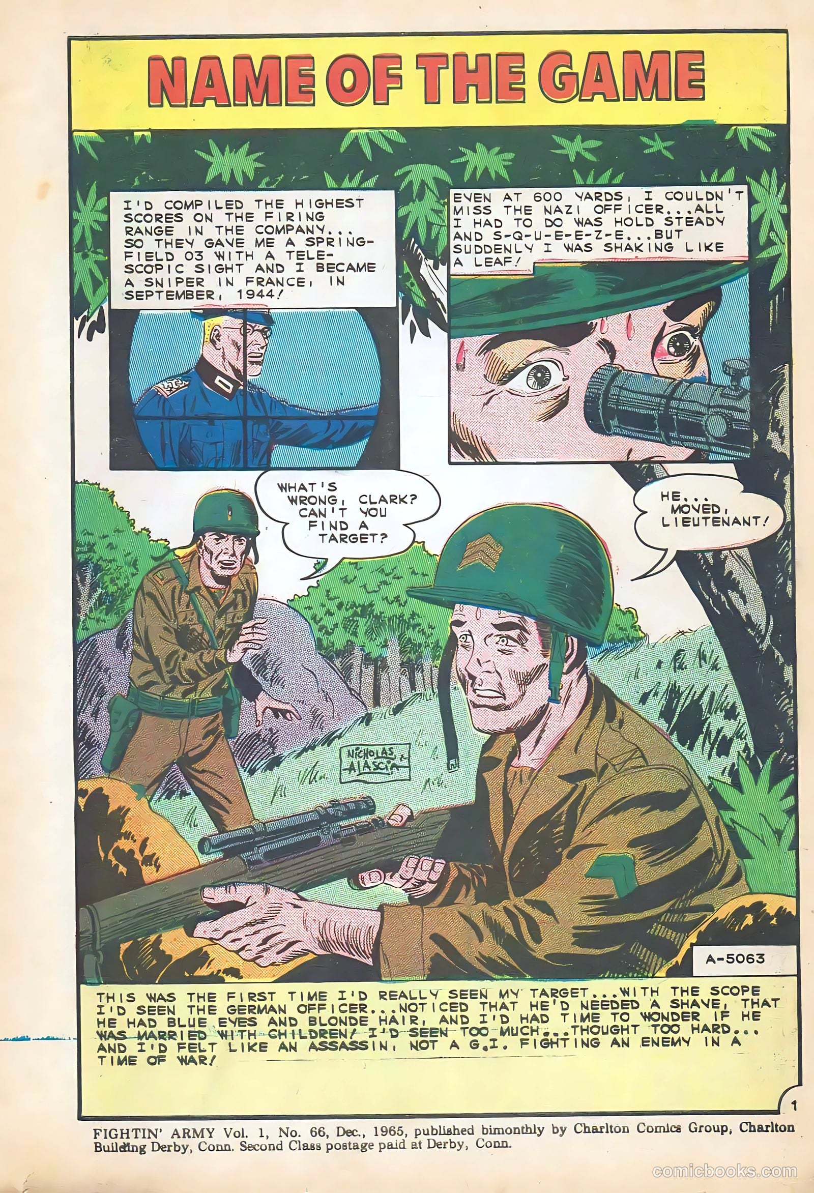 Fightin' Army #66 (1965) — page 3 of 36