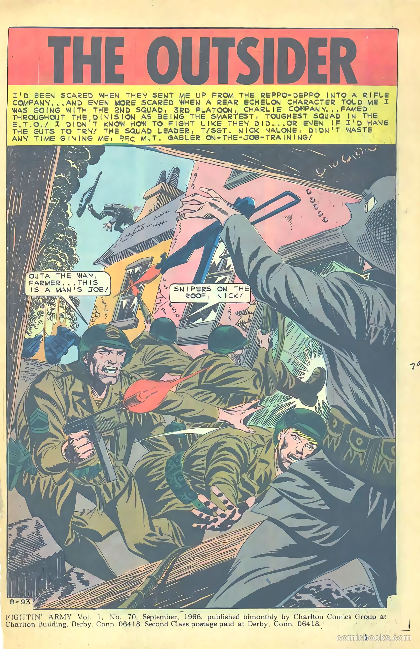 Fightin' Army #70 (1966) — page 3 of 36