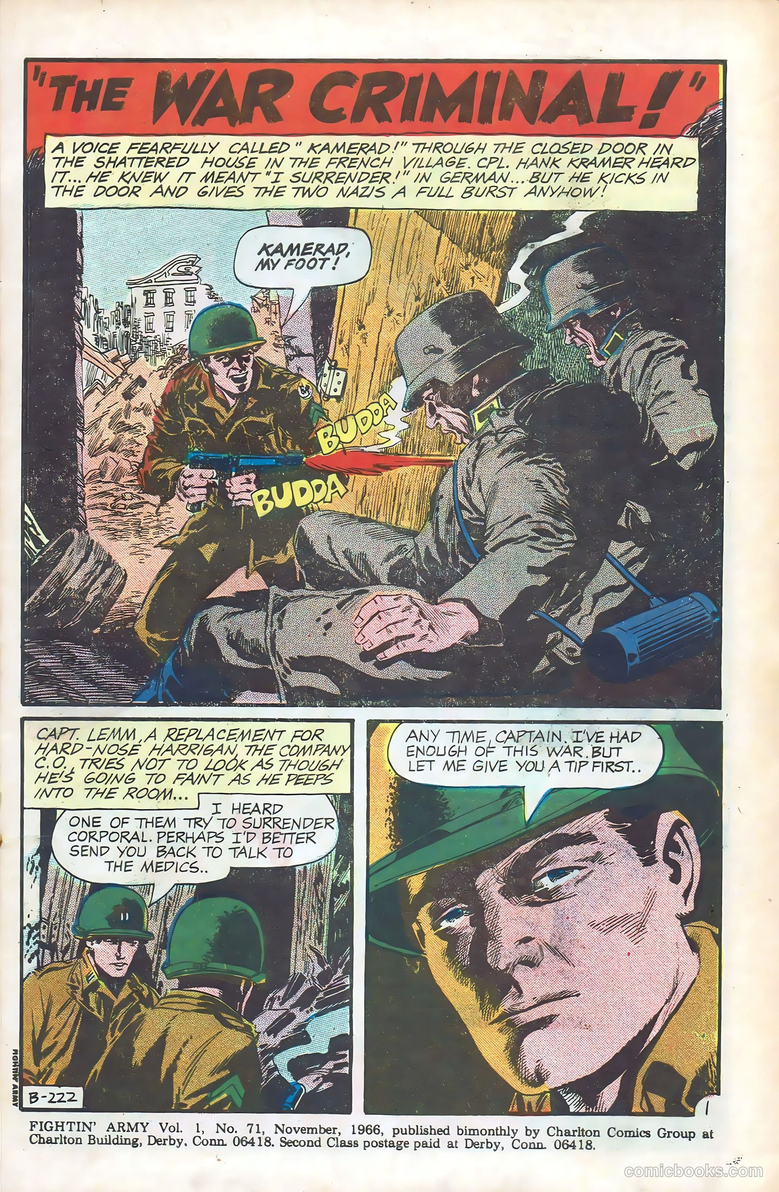 Fightin' Army #71 (1966) — page 3 of 36