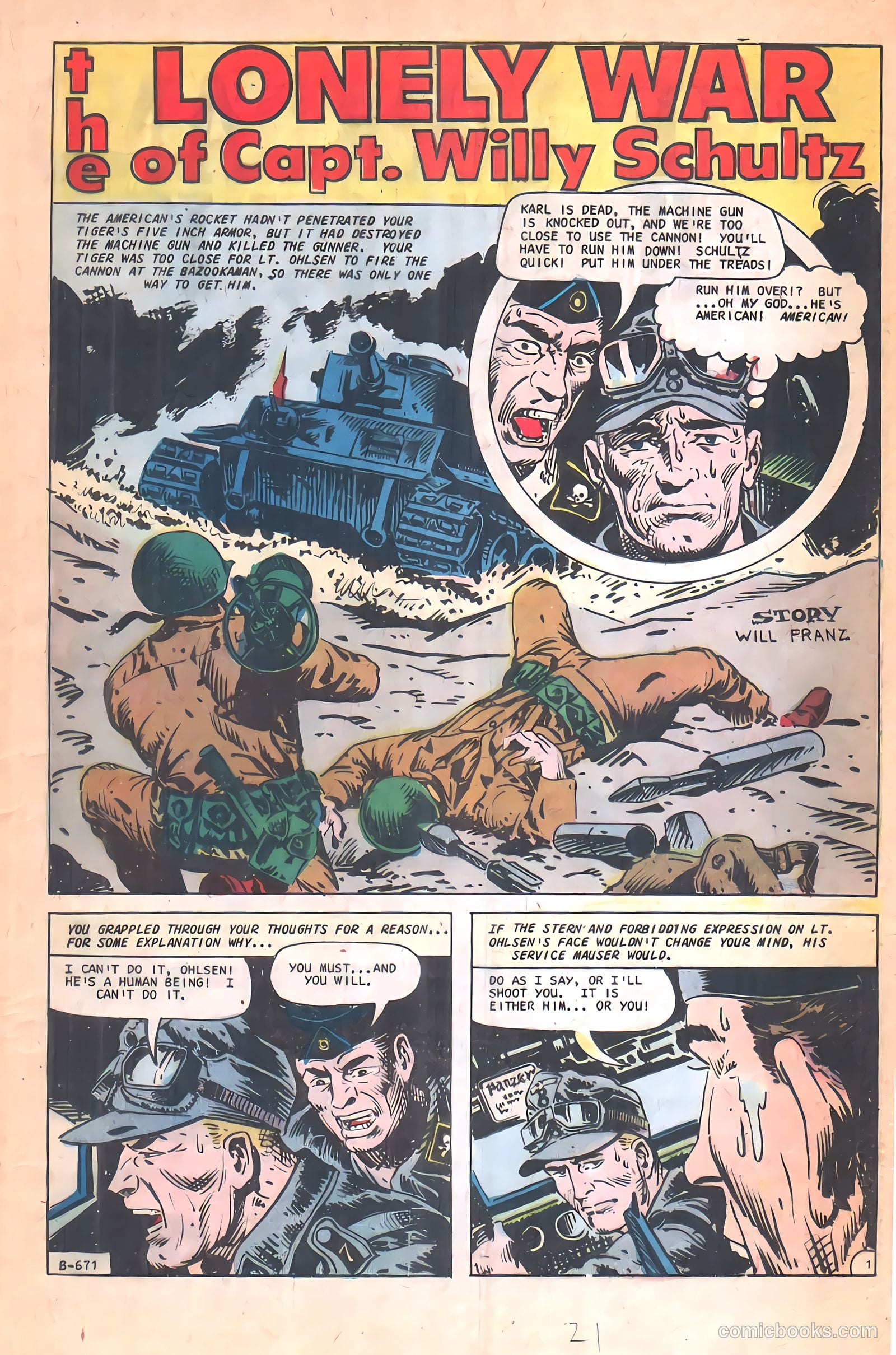 Fightin' Army #77 (1967) — page 21 of 36