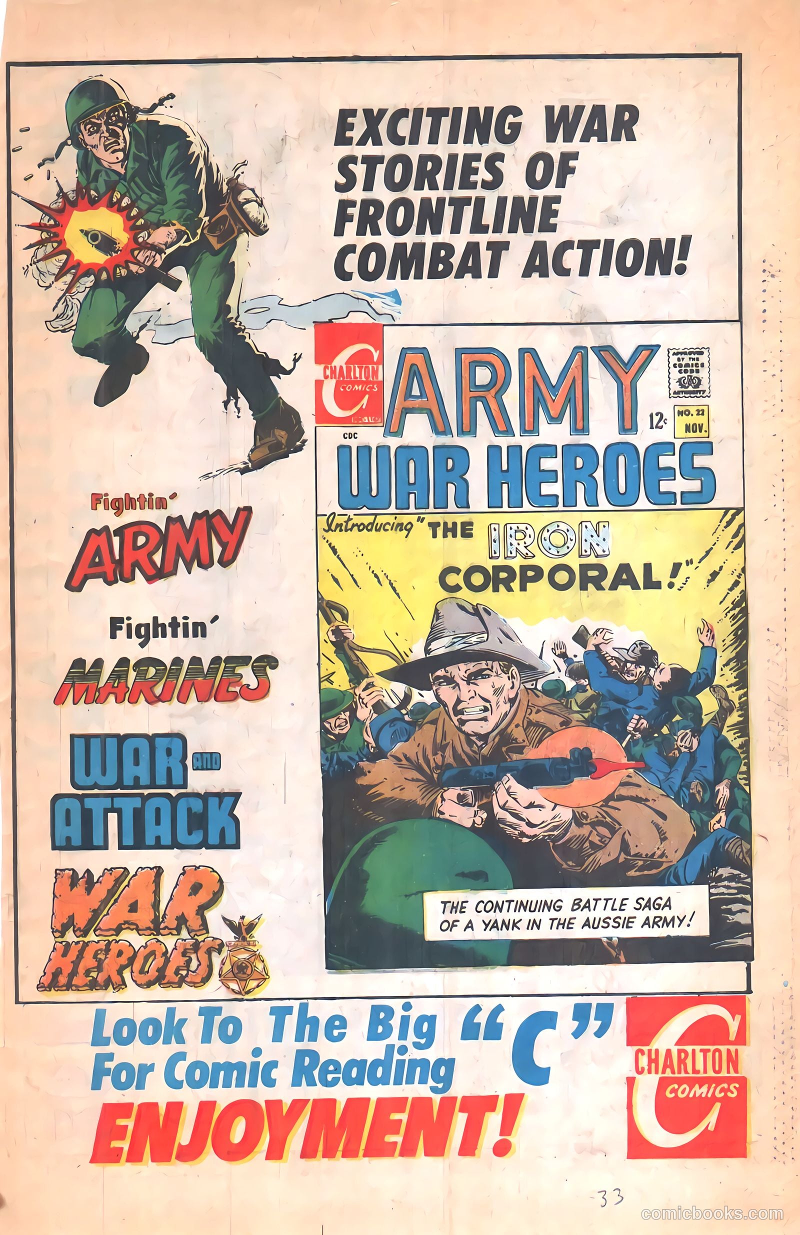 Fightin' Army #77 (1967) — page 33 of 36