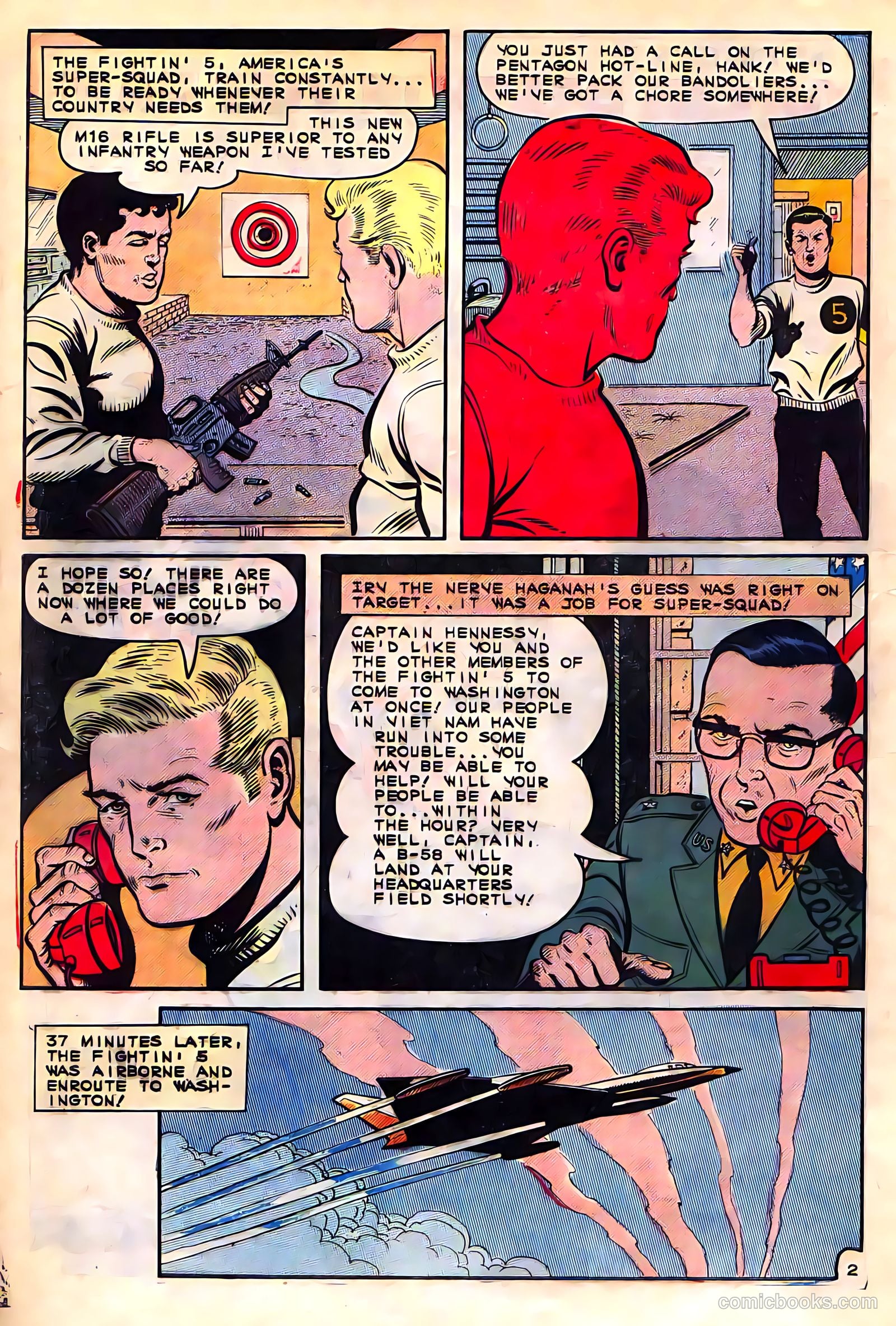 Fightin' Five #35 (1965) — page 4 of 36