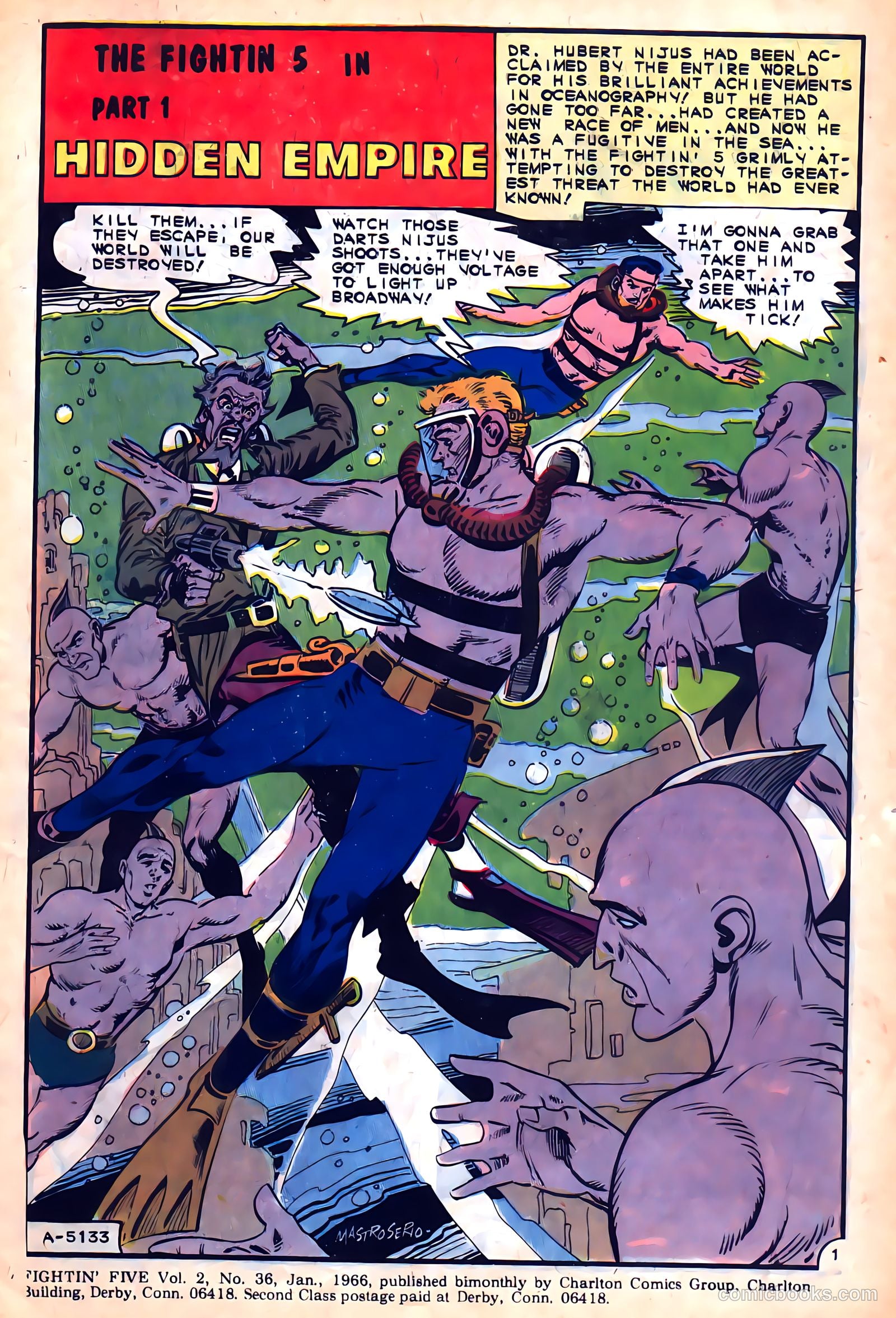 Fightin' Five #36 (1966) — page 3 of 36