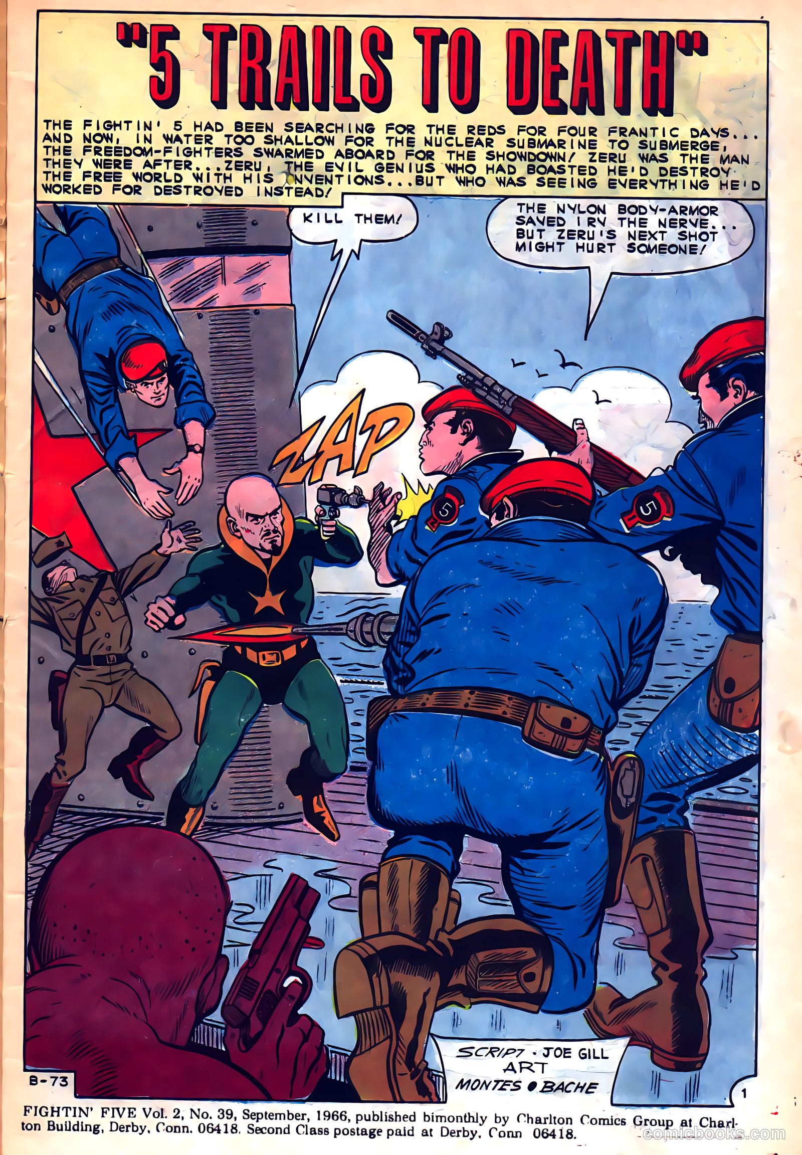 Fightin' Five #39 (1966) — page 3 of 36