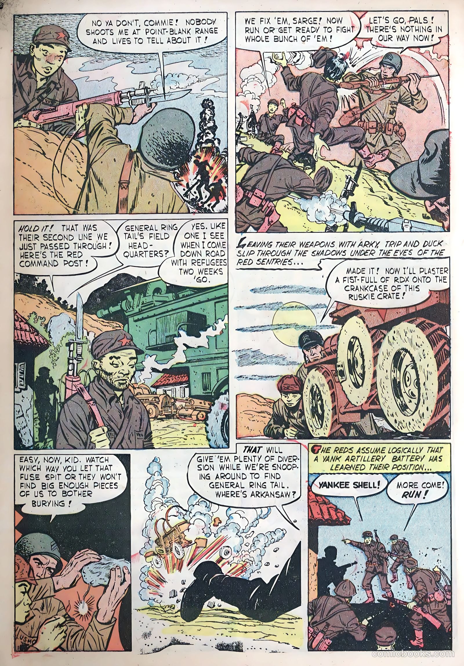 Fightin' Marines #1 (1950) — page 6 of 36