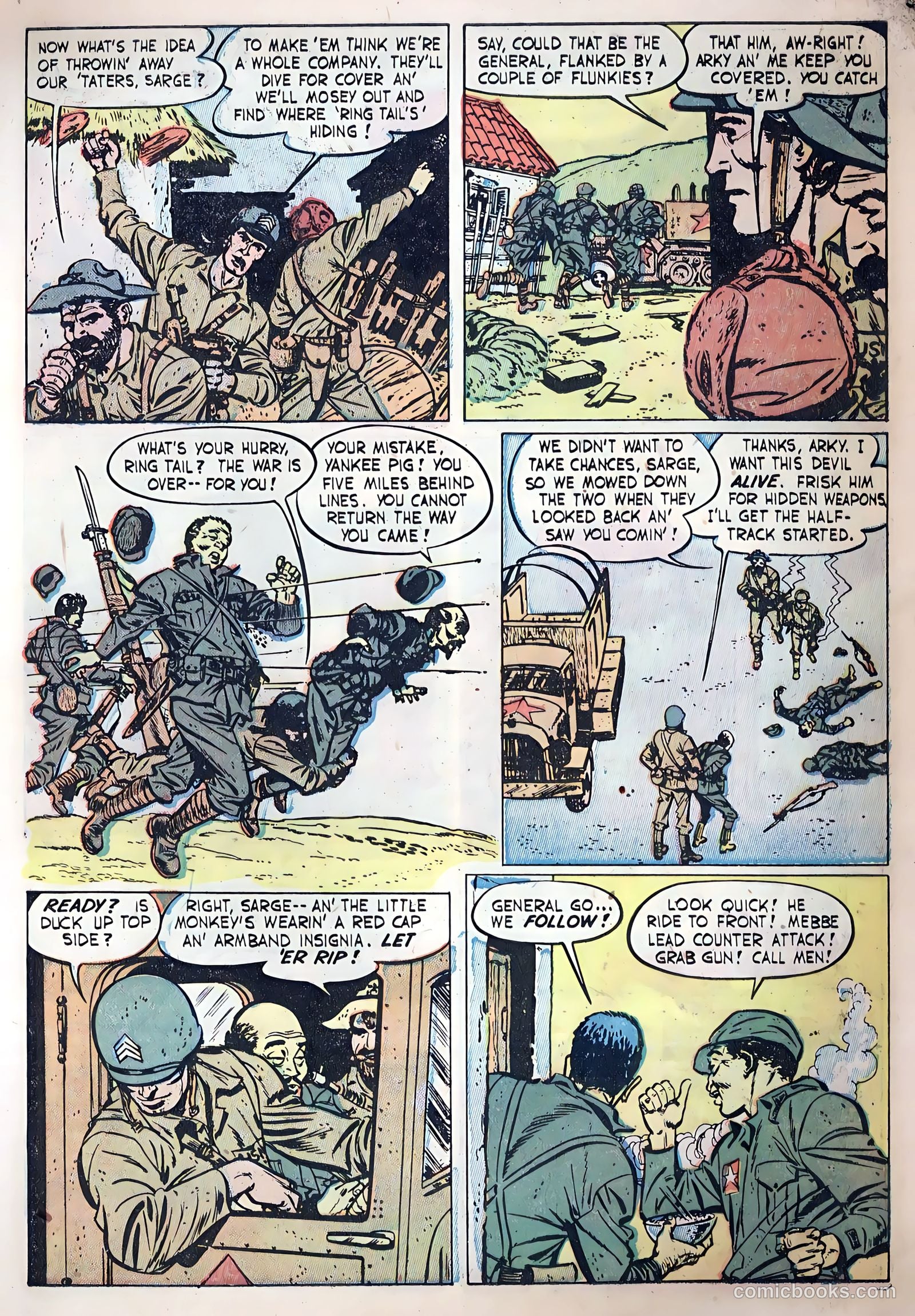 Fightin' Marines #1 (1950) — page 7 of 36
