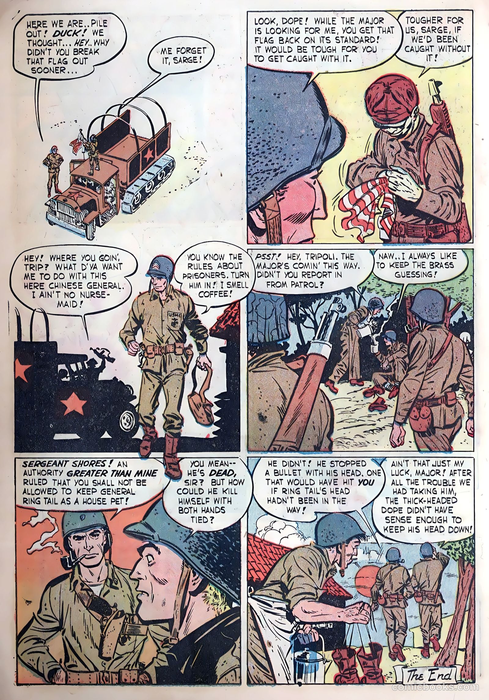 Fightin' Marines #1 (1950) — page 10 of 36