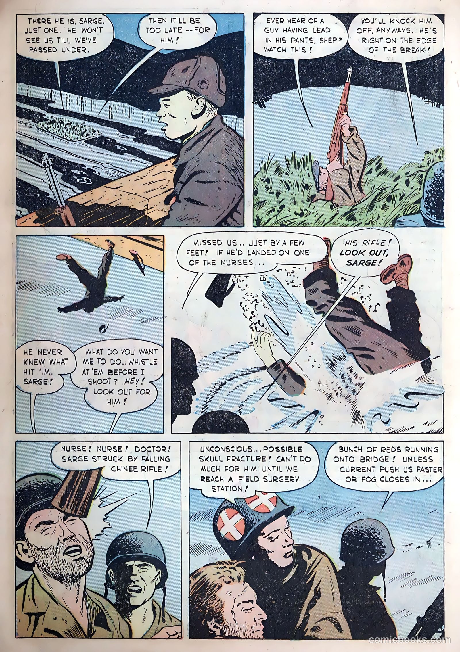 Fightin' Marines #1 (1950) — page 18 of 36