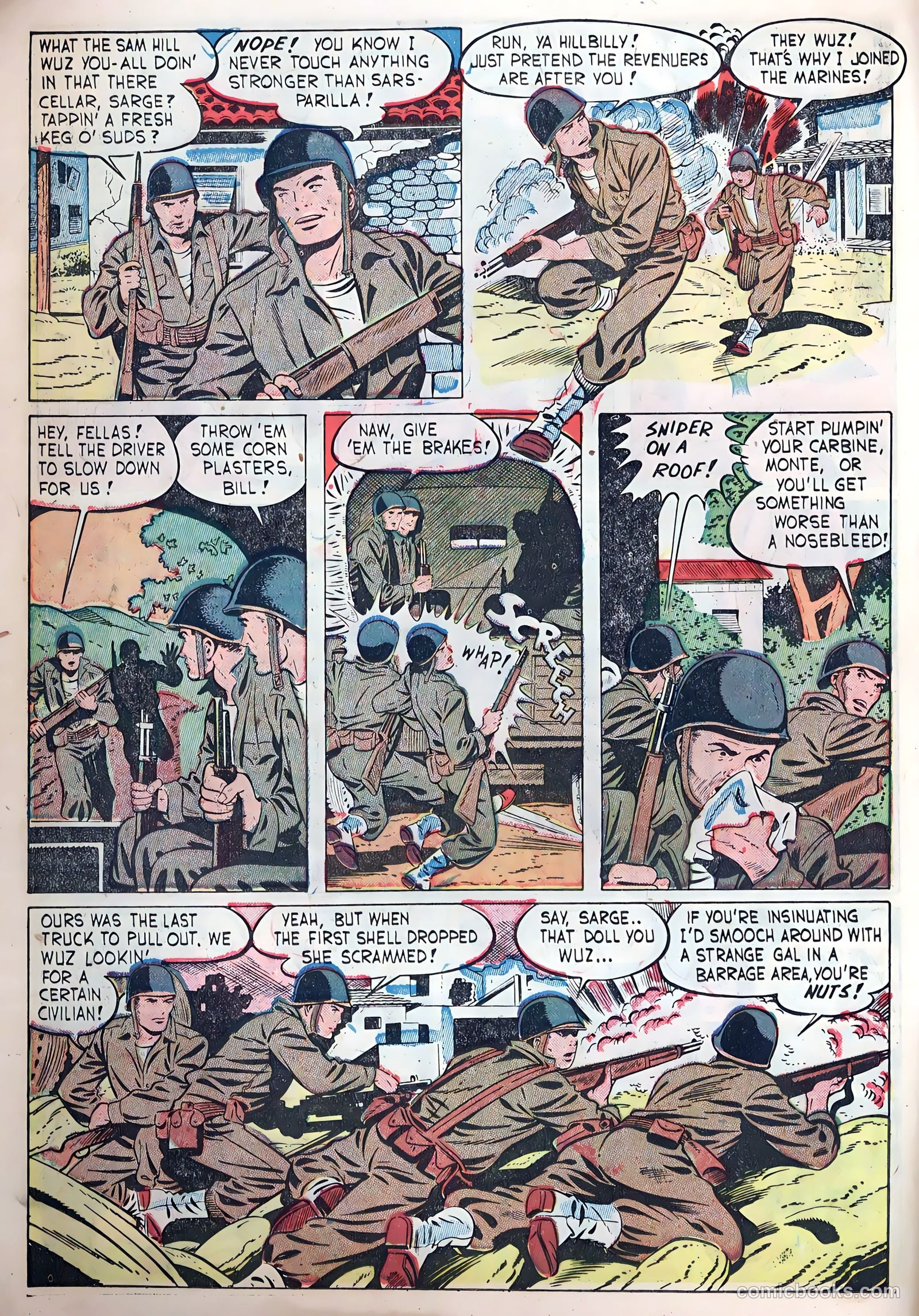 Fightin' Marines #1 (1950) — page 22 of 36