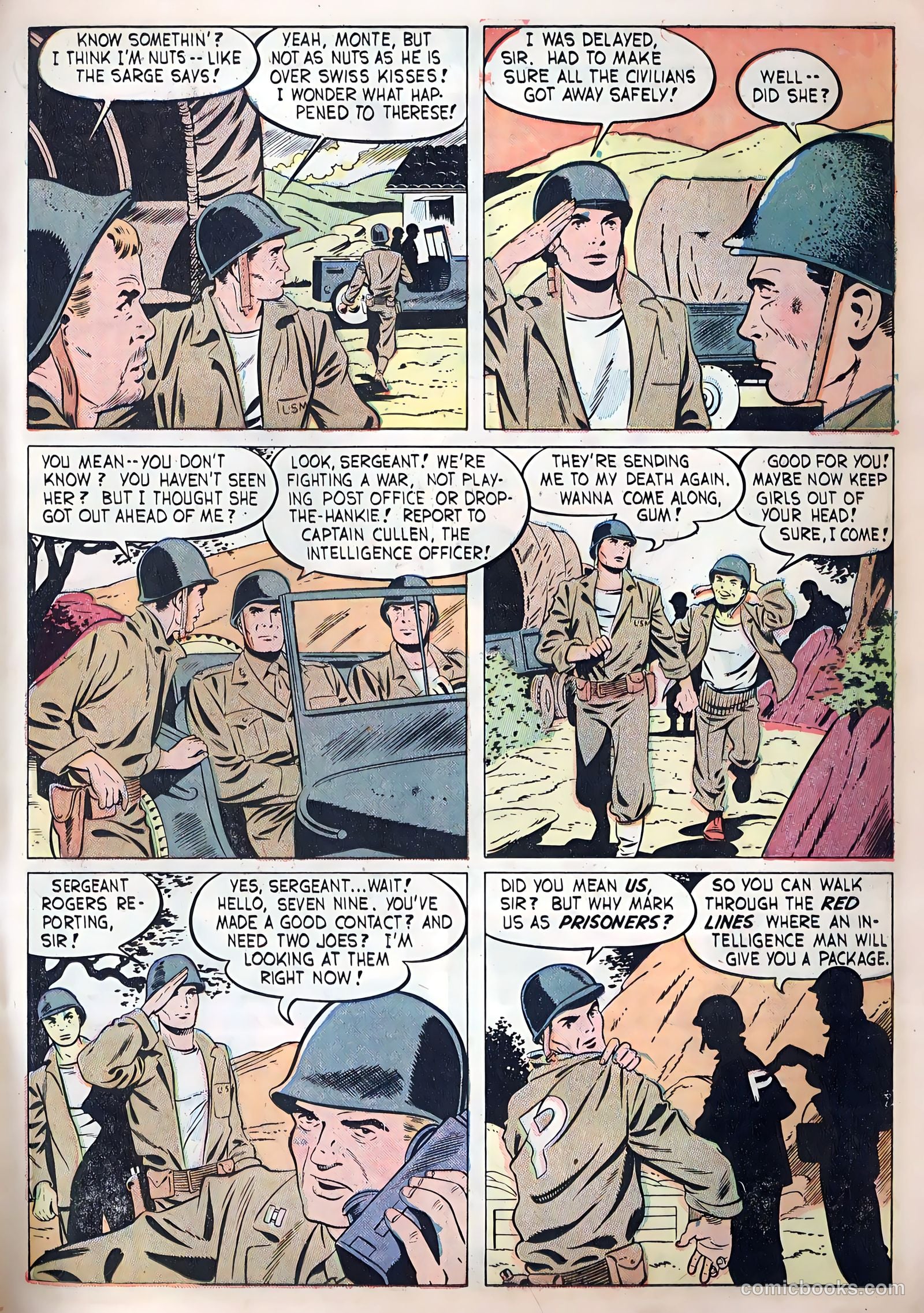 Fightin' Marines #1 (1950) — page 23 of 36