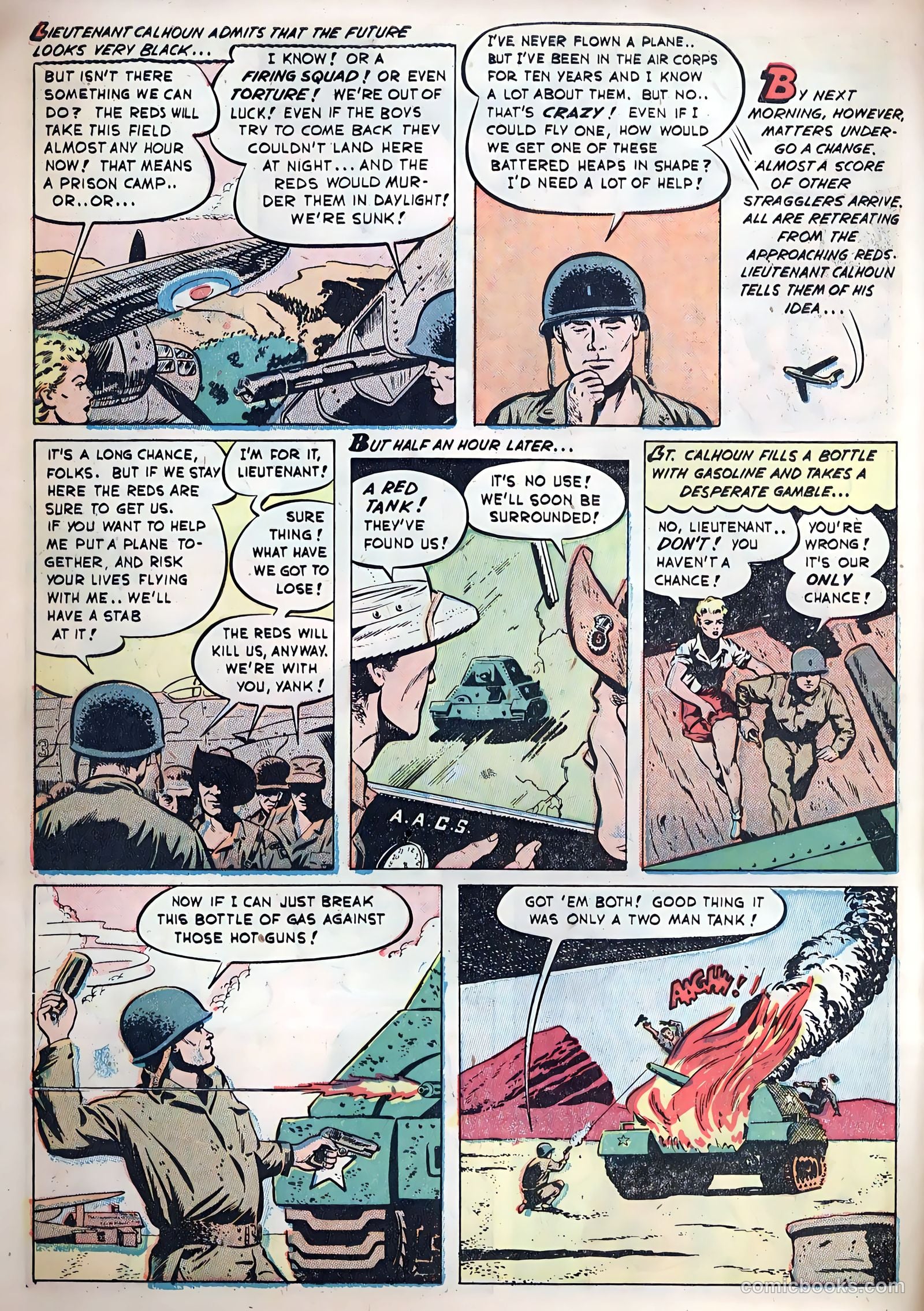Fightin' Marines #1 (1950) — page 30 of 36