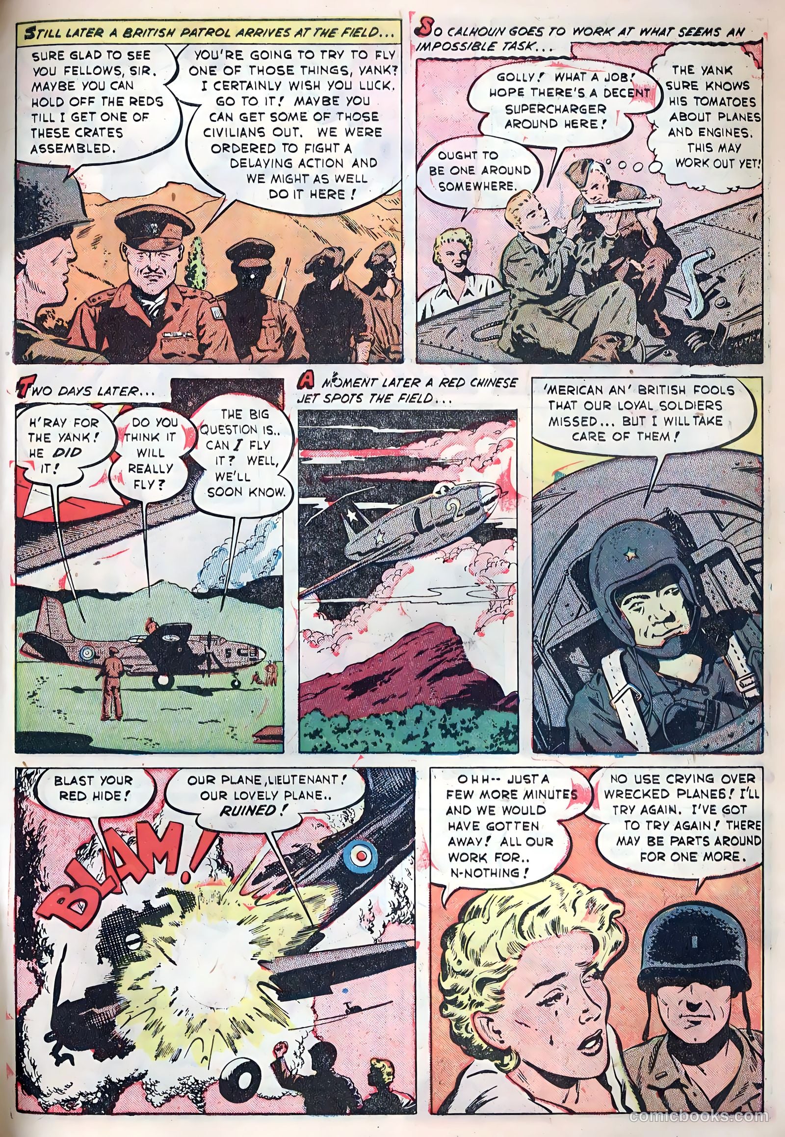 Fightin' Marines #1 (1950) — page 31 of 36
