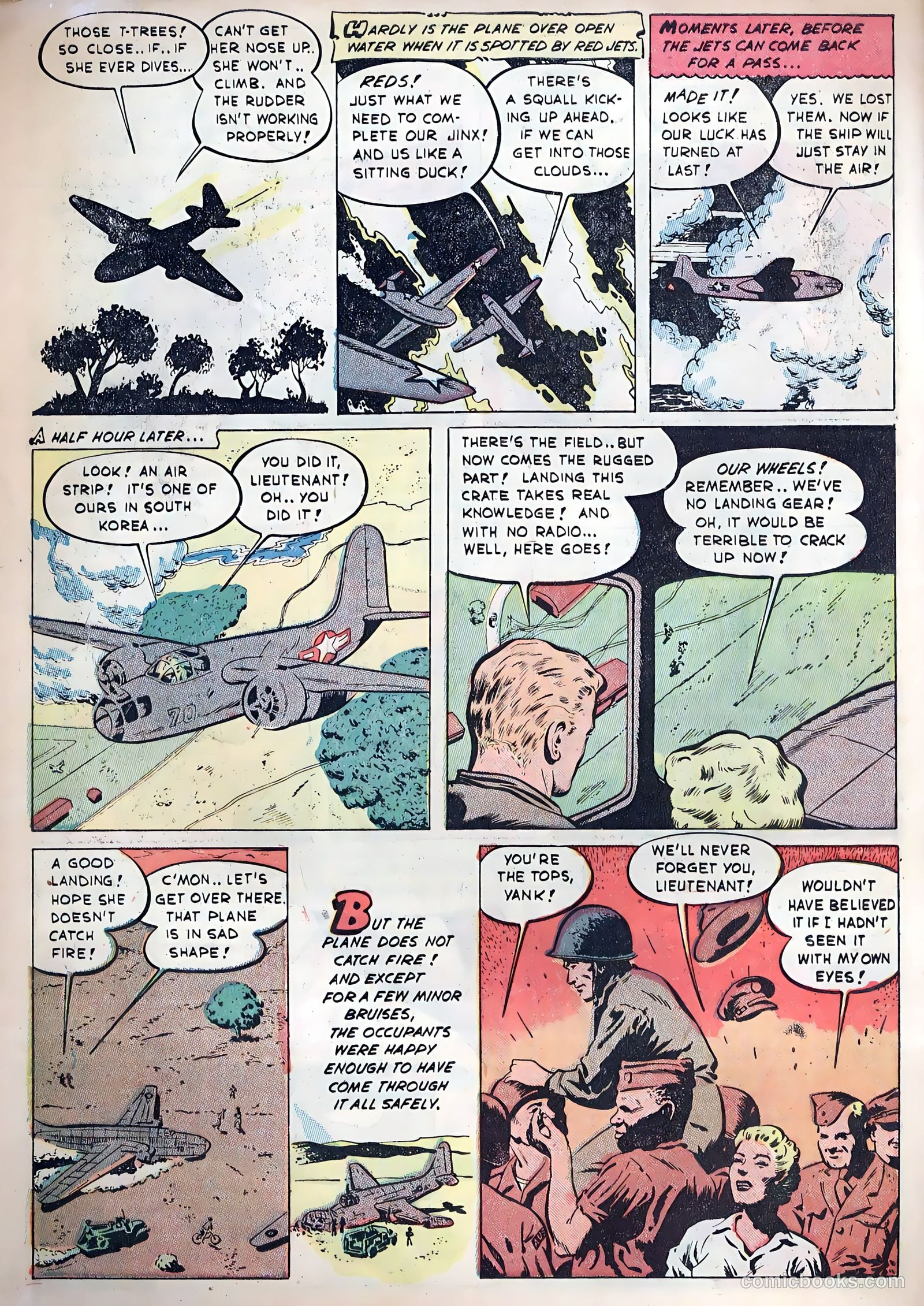 Fightin' Marines #1 (1950) — page 34 of 36
