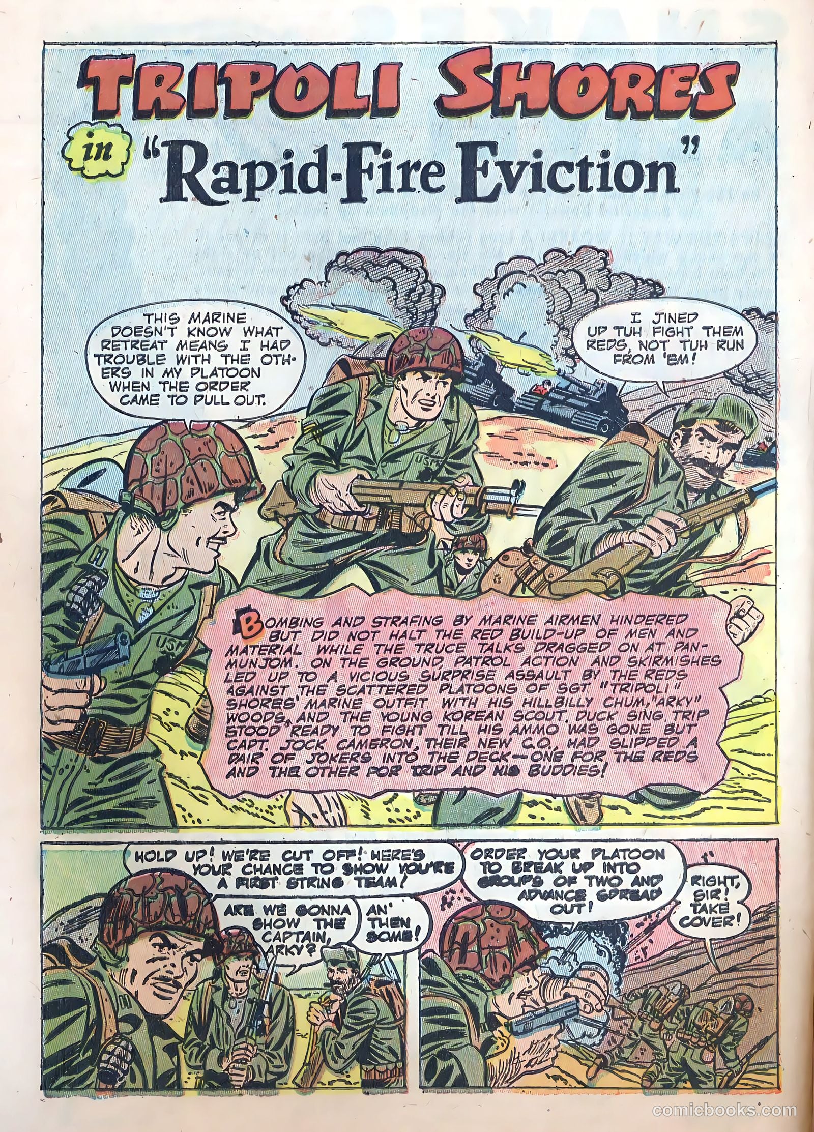 Fightin' Marines #10 (1952) — page 10 of 36