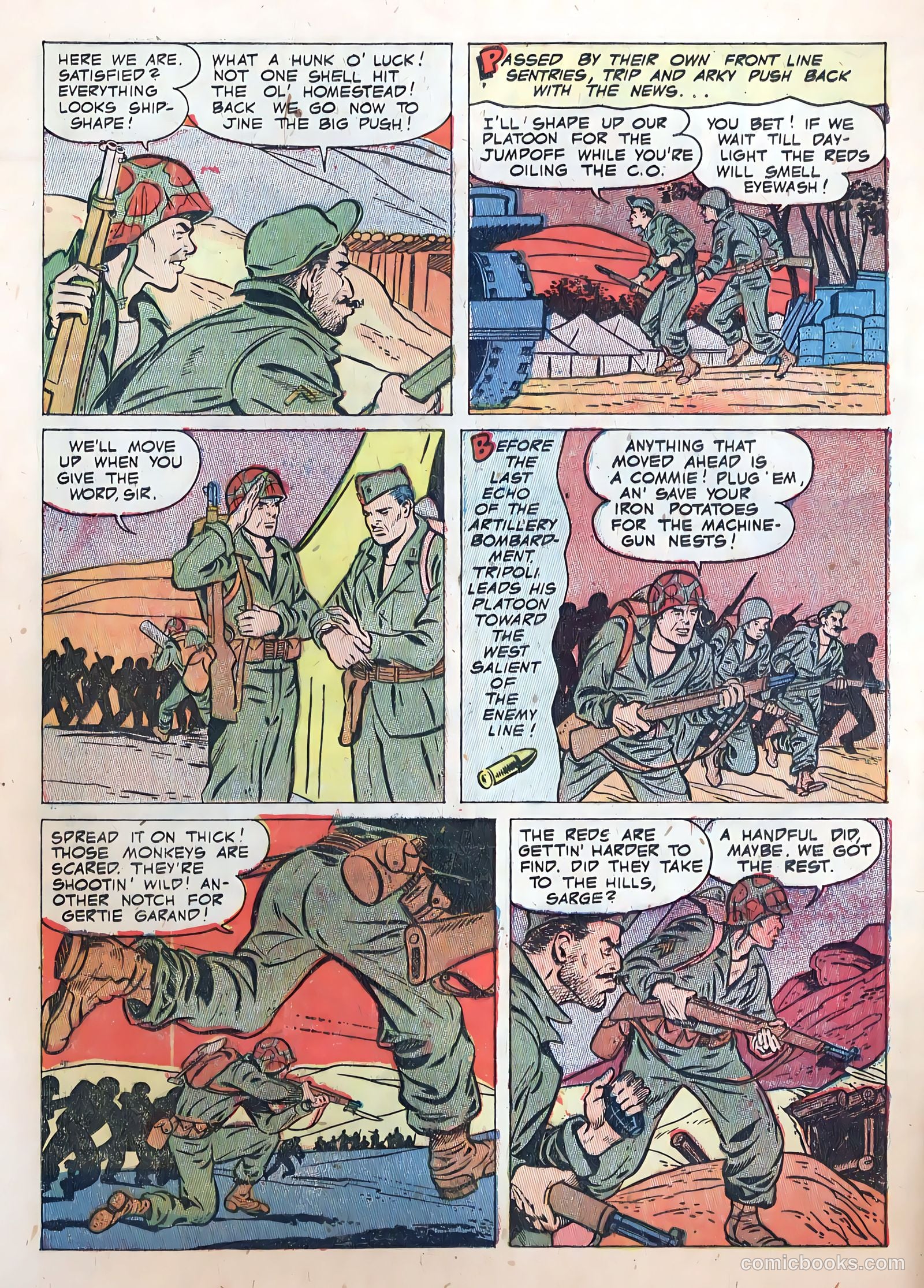 Fightin' Marines #10 (1952) — page 16 of 36