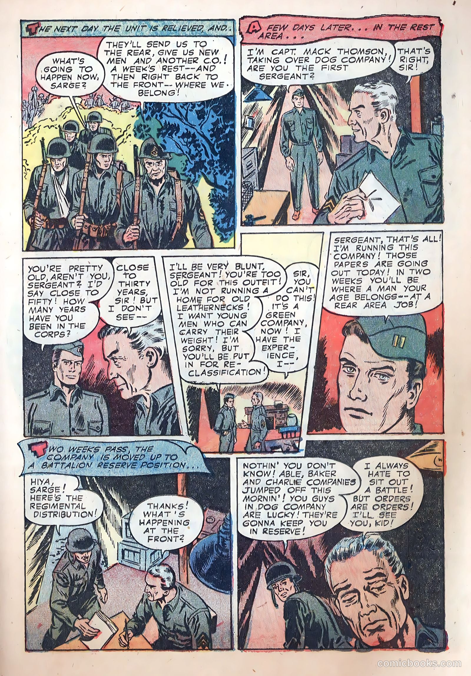 Fightin' Marines #10 (1952) — page 21 of 36