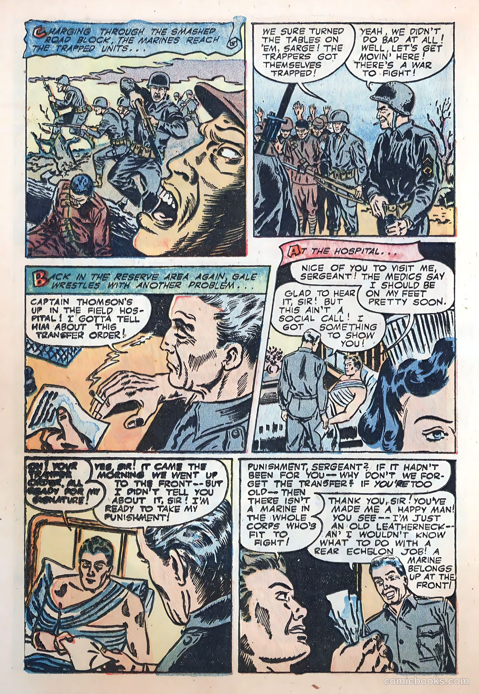 Fightin' Marines #10 (1952) — page 24 of 36