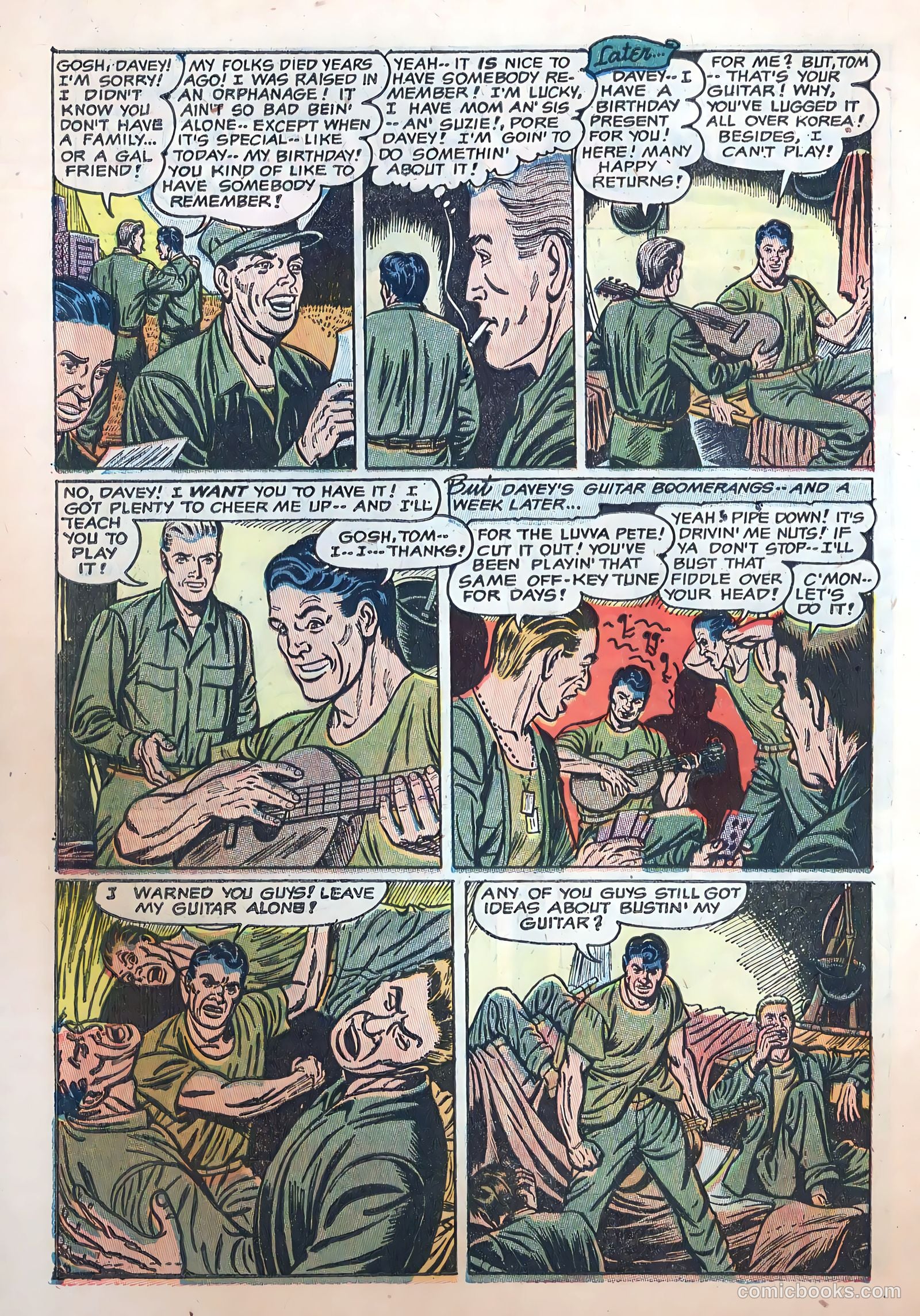 Fightin' Marines #10 (1952) — page 30 of 36