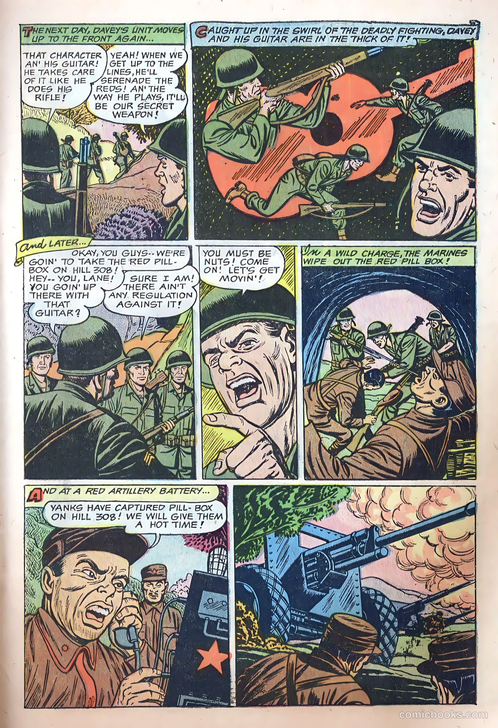 Fightin' Marines #10 (1952) — page 31 of 36