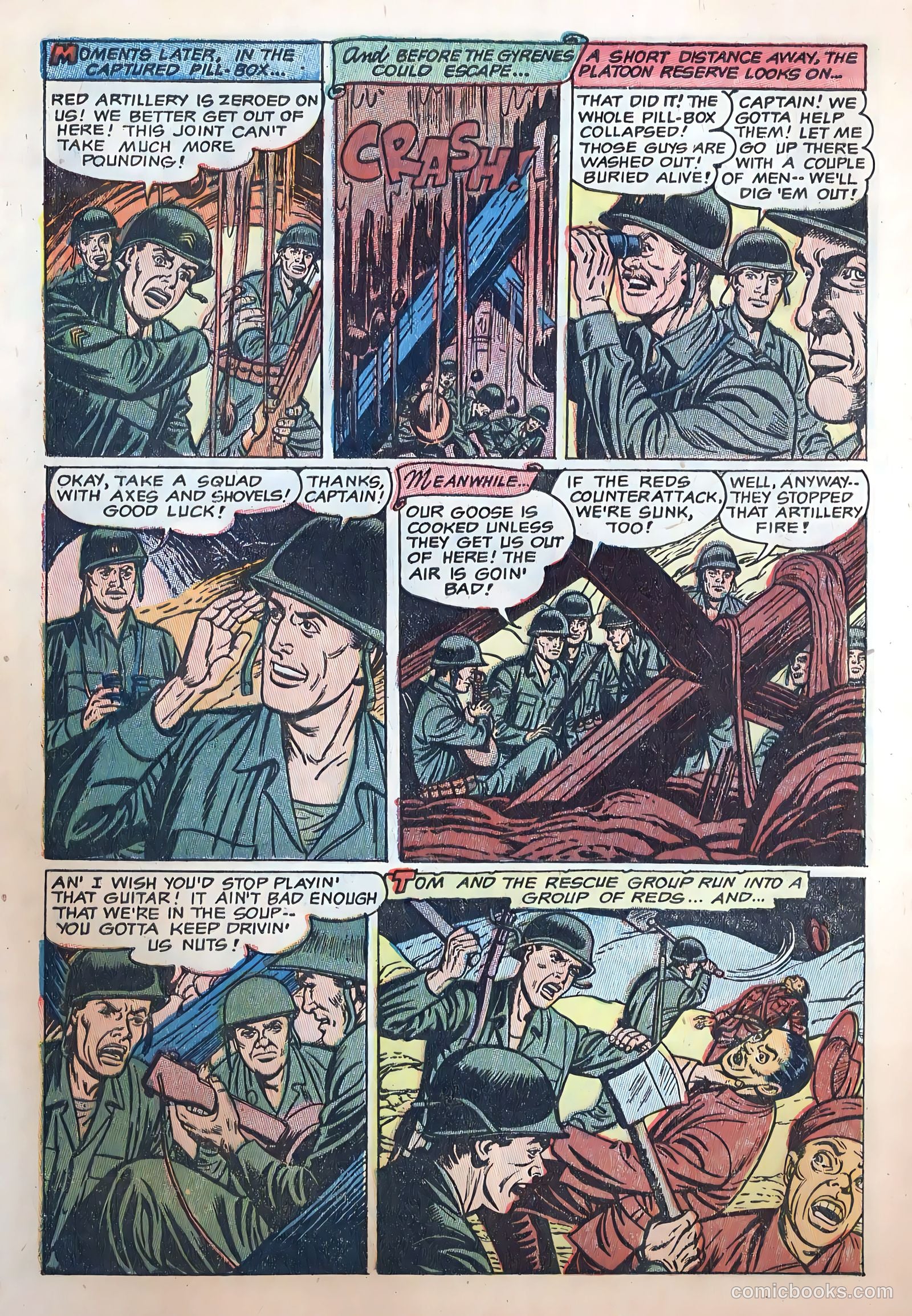 Fightin' Marines #10 (1952) — page 32 of 36