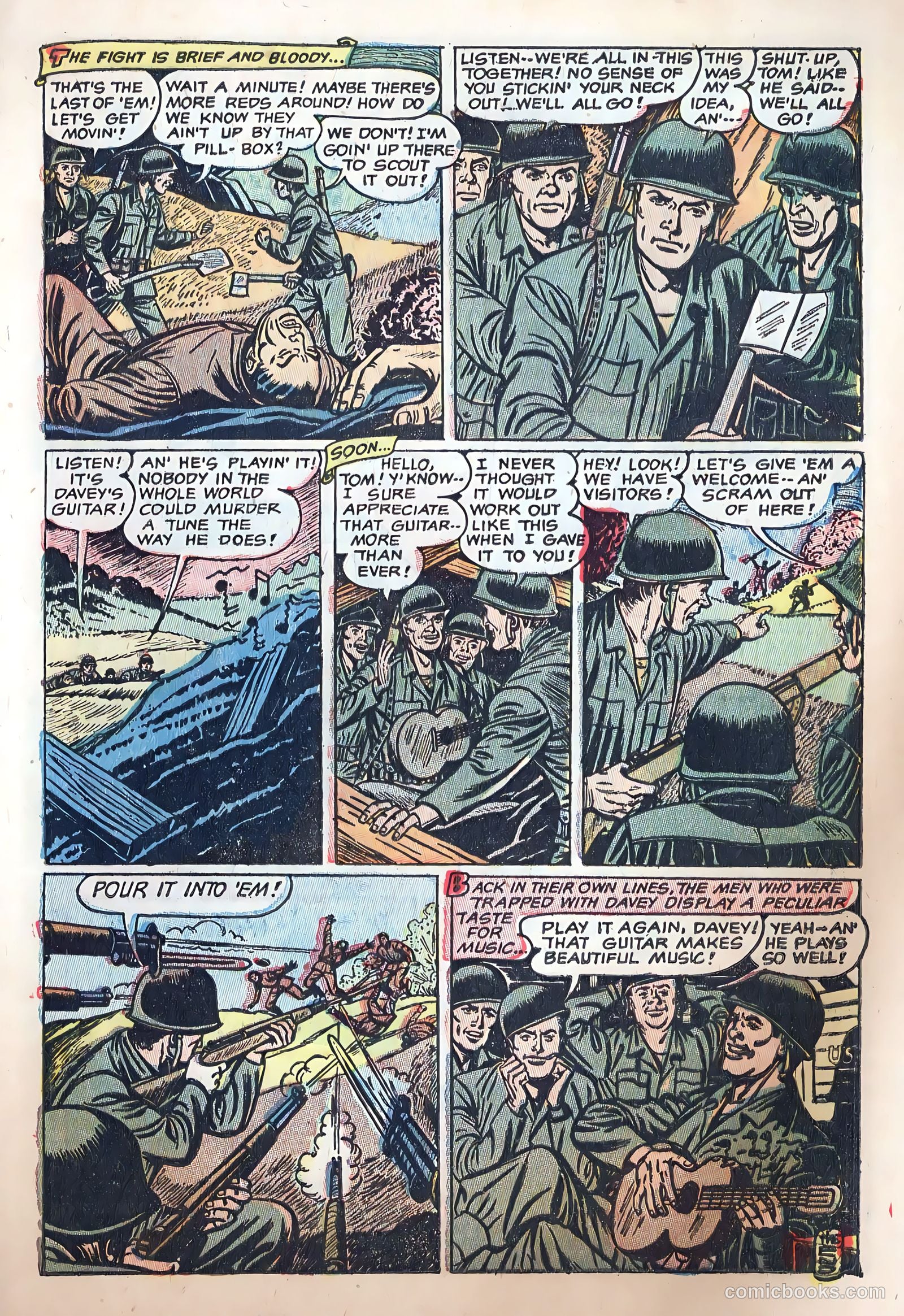 Fightin' Marines #10 (1952) — page 33 of 36