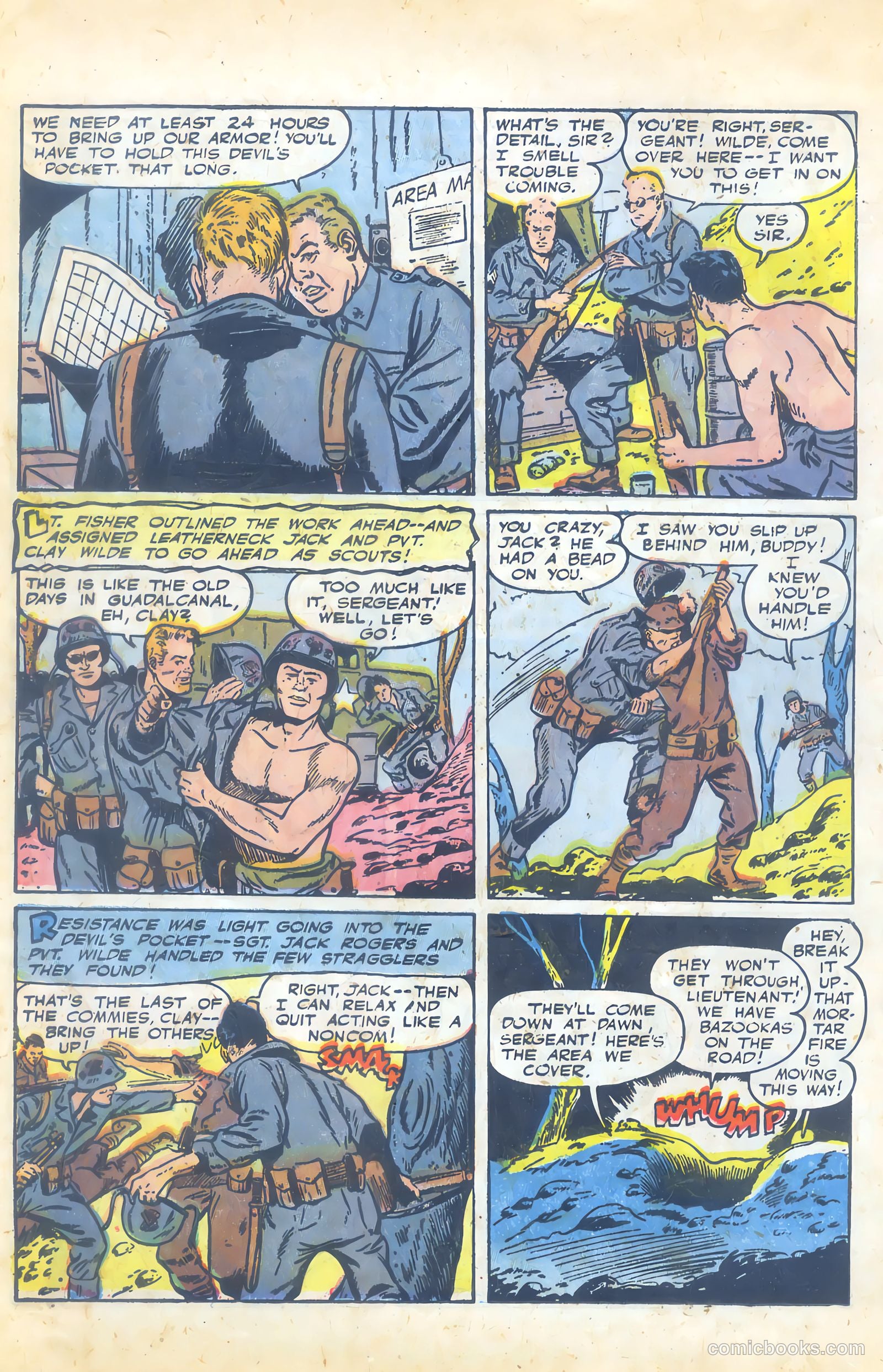 Fightin' Marines #11 (1953) — page 16 of 36