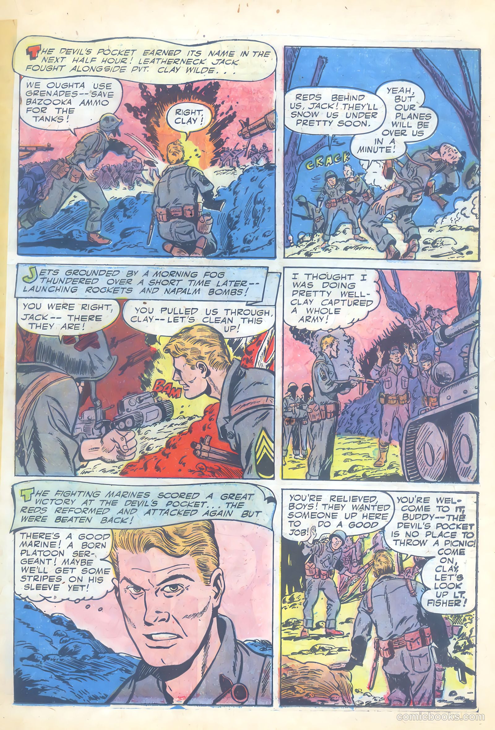 Fightin' Marines #11 (1953) — page 19 of 36