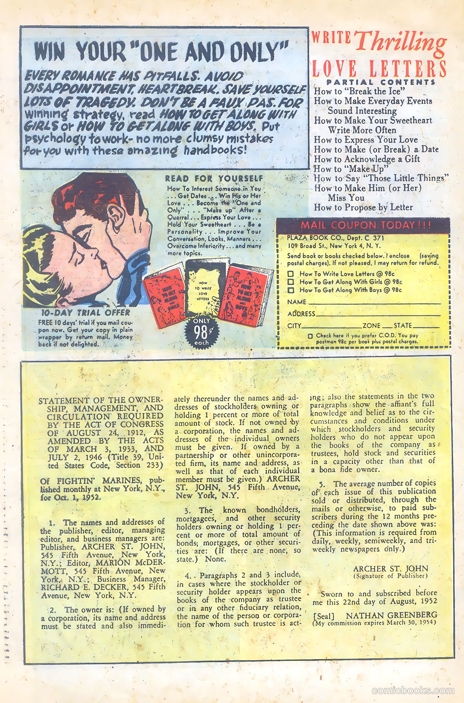 Fightin' Marines #11 (1953) — page 28 of 36