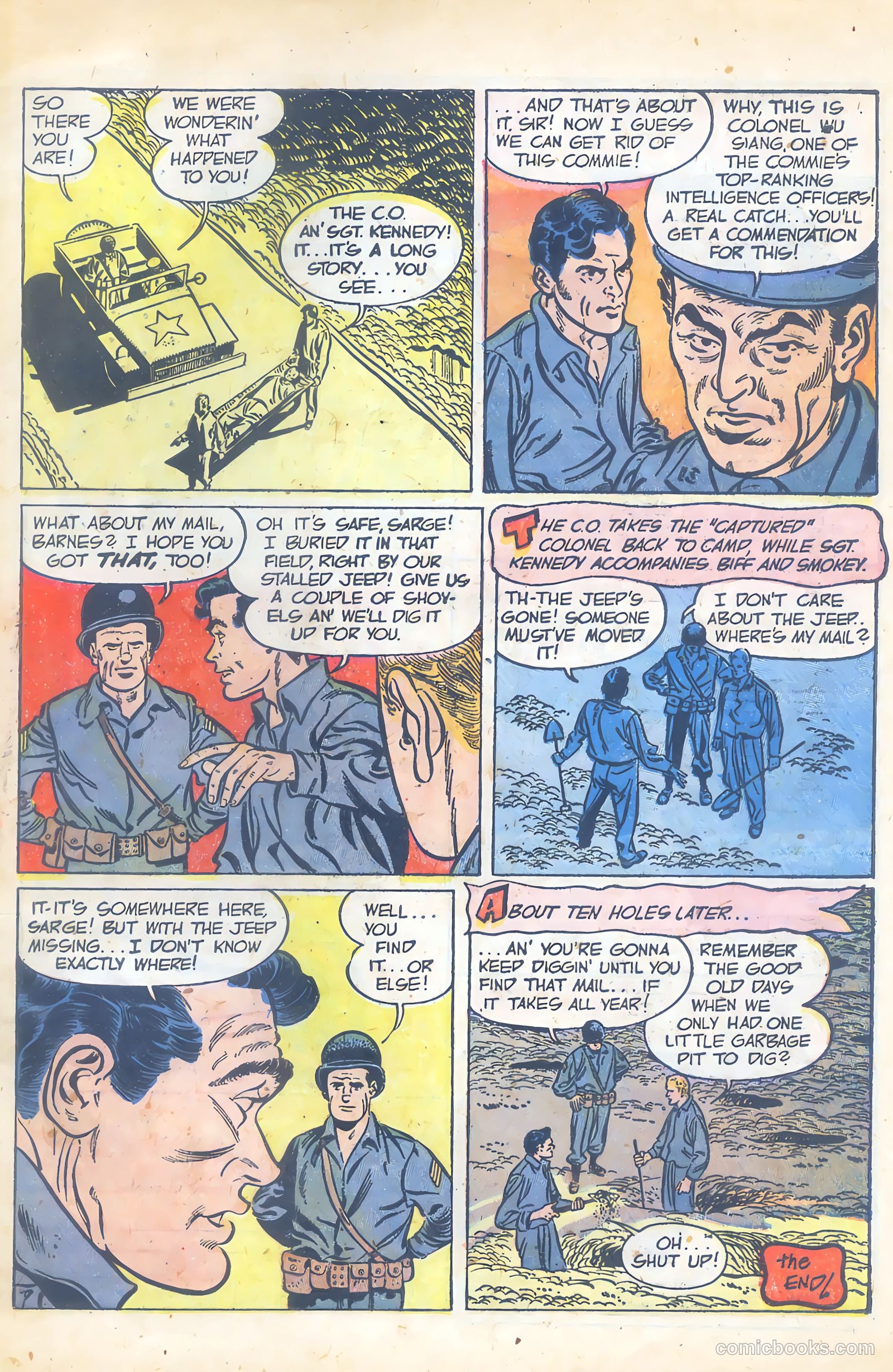 Fightin' Marines #11 (1953) — page 33 of 36