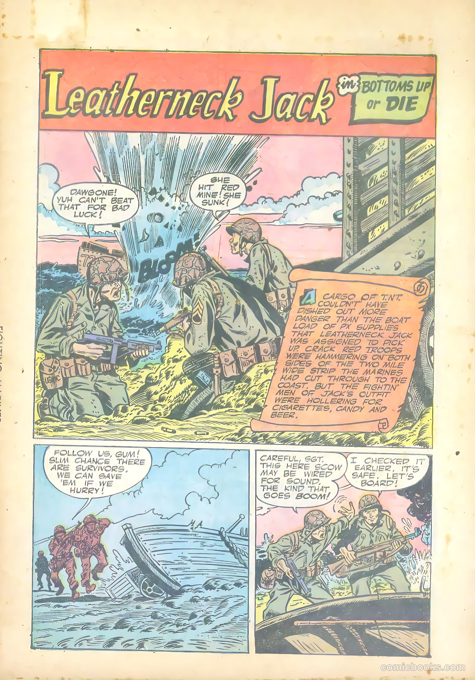 Fightin' Marines #12 (1953) — page 3 of 36