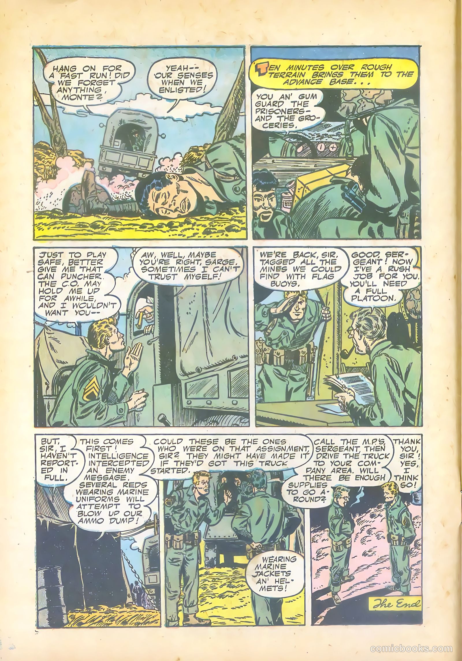 Fightin' Marines #12 (1953) — page 8 of 36