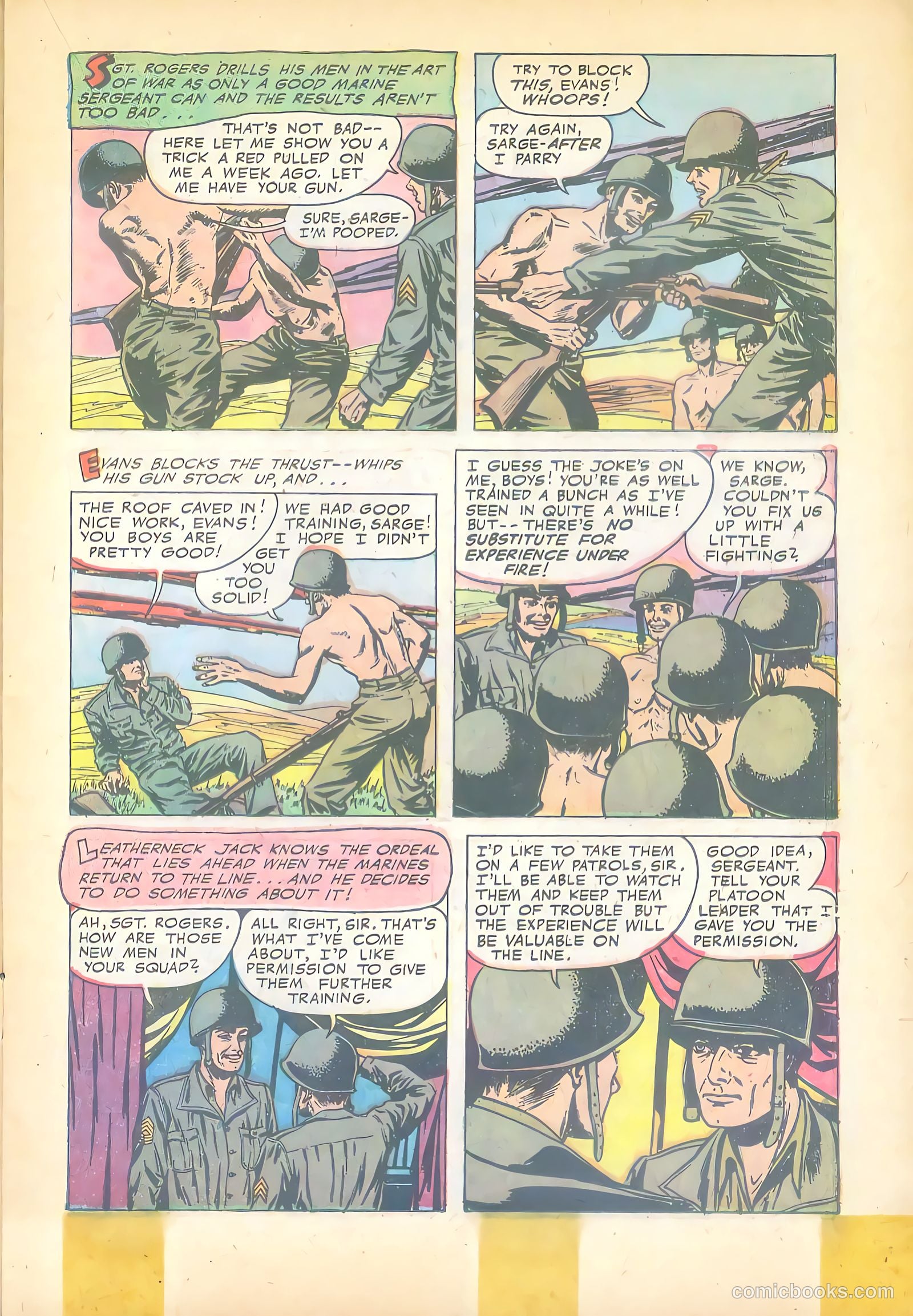 Fightin' Marines #12 (1953) — page 15 of 36