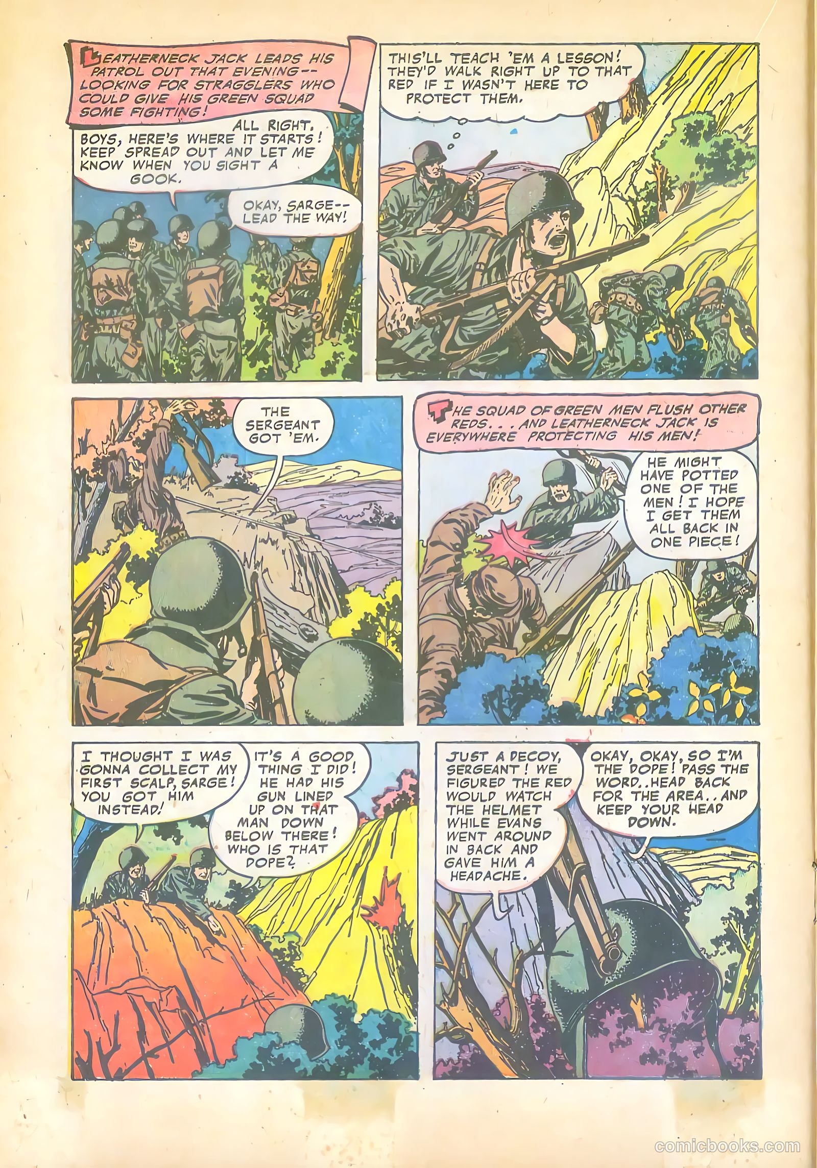 Fightin' Marines #12 (1953) — page 16 of 36
