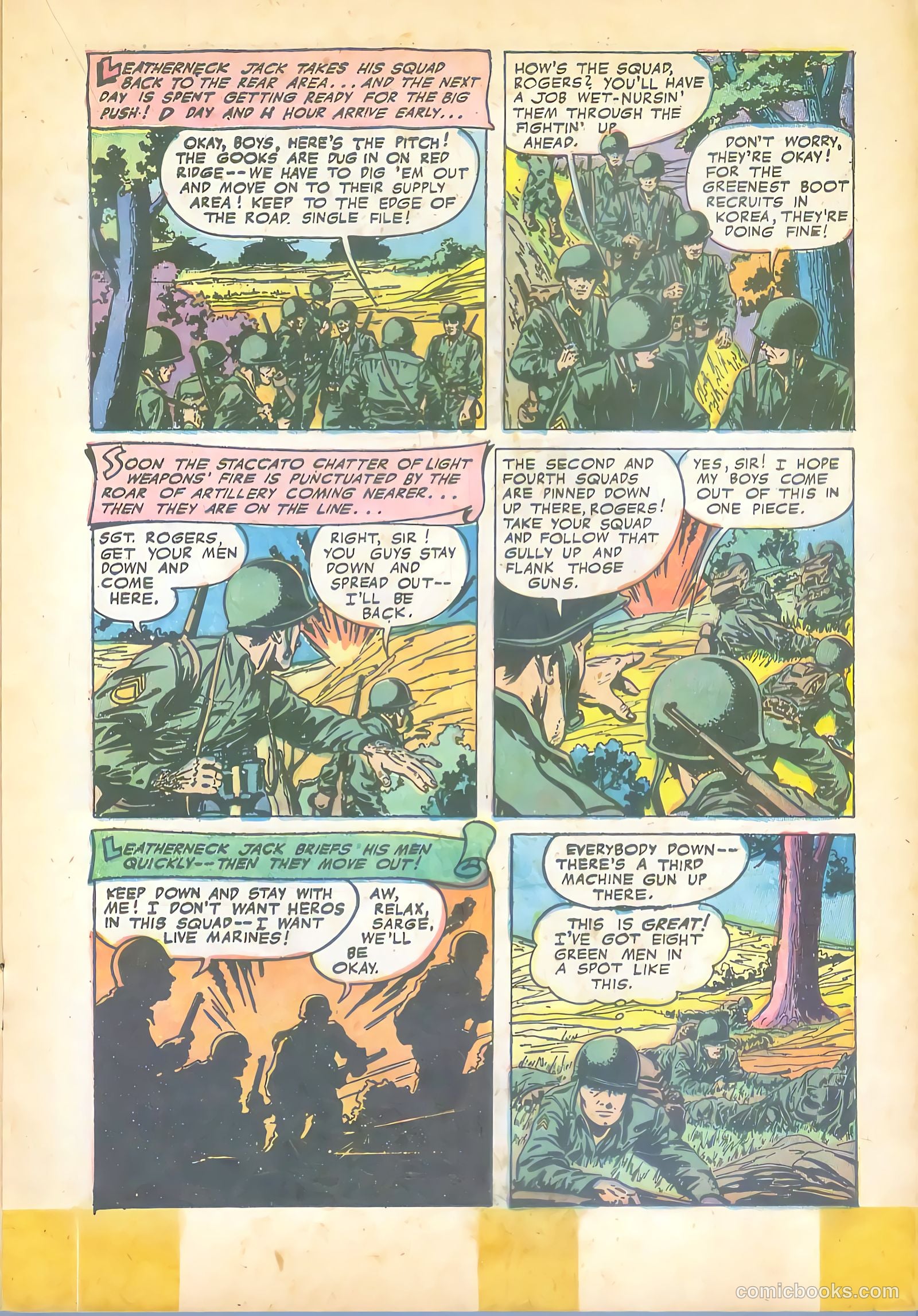 Fightin' Marines #12 (1953) — page 17 of 36
